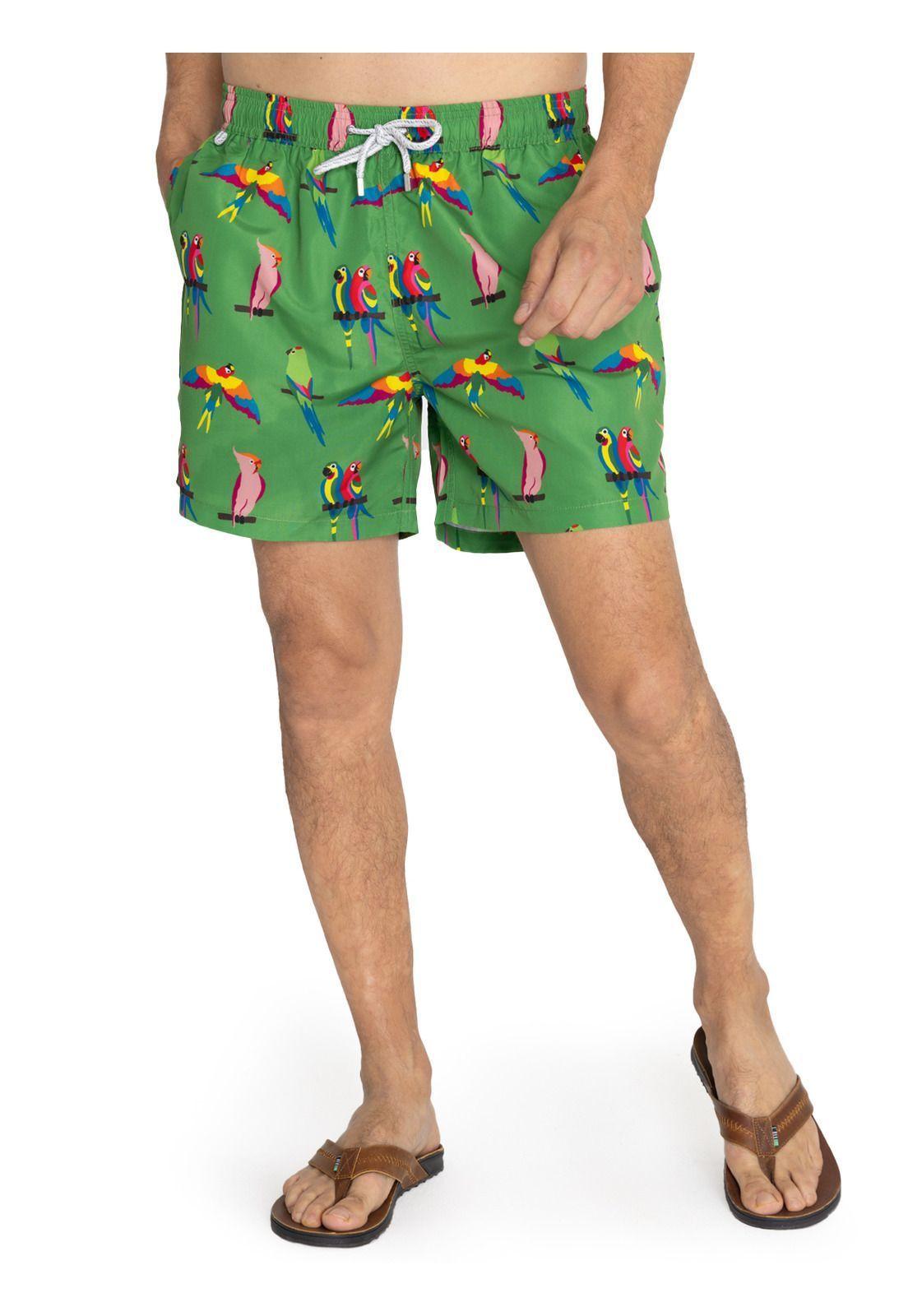 traje de baño Verde Izam Hombre -4