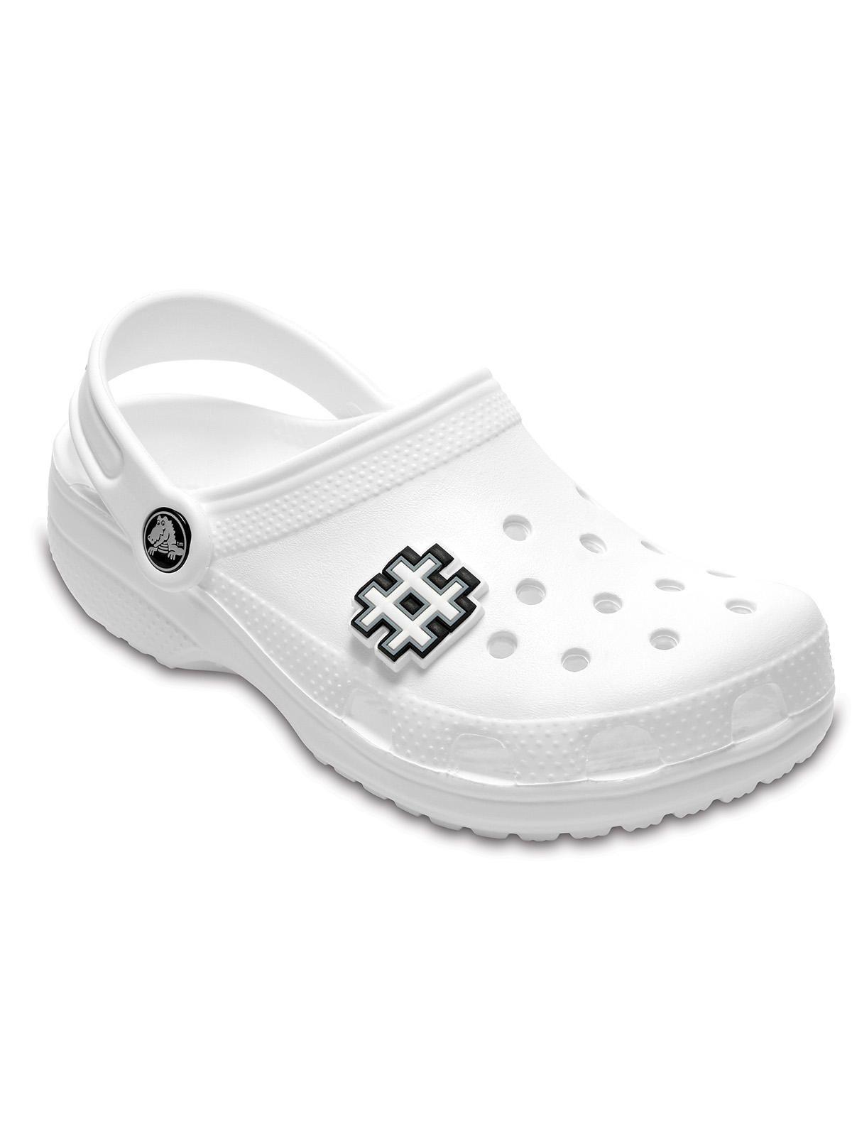 Jibbitz Crocs Hashtag Blanco-1