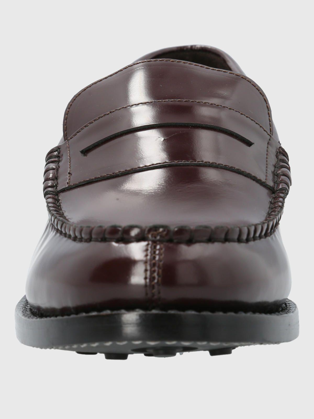 Mocasín Cuero Burdeo Hombre Kent -3