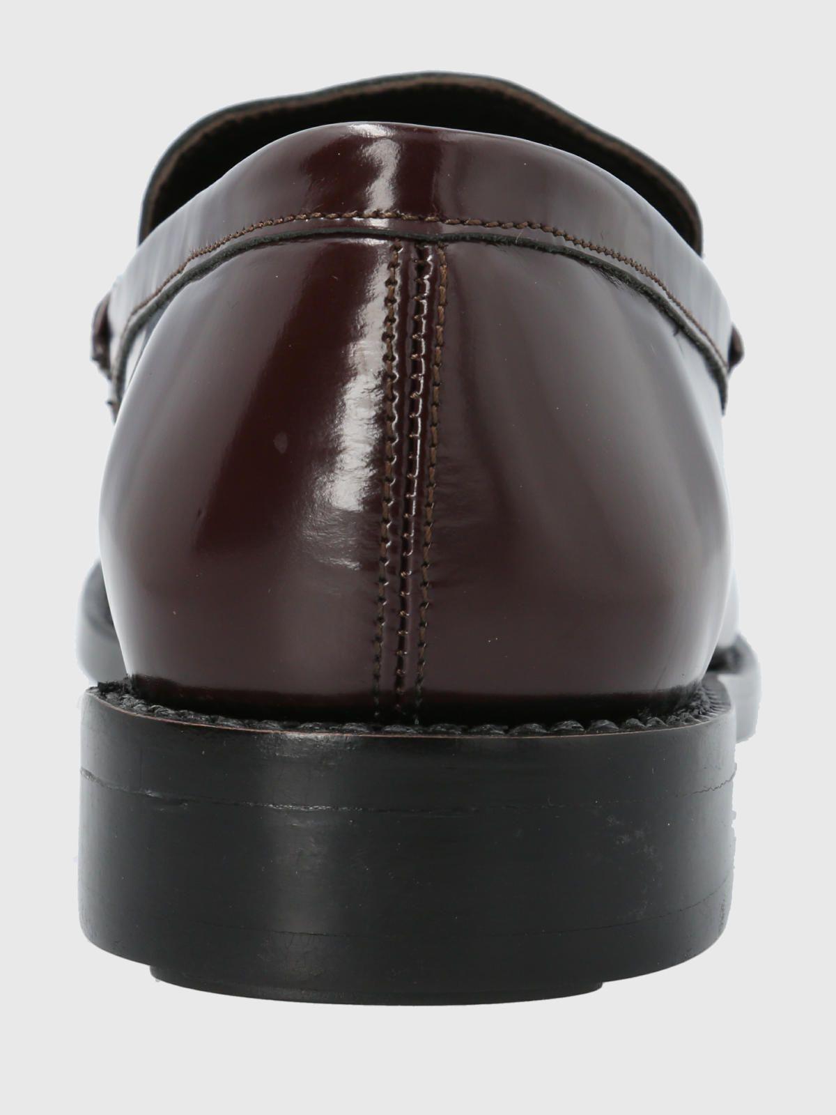 Mocasín Cuero Burdeo Hombre Kent -6
