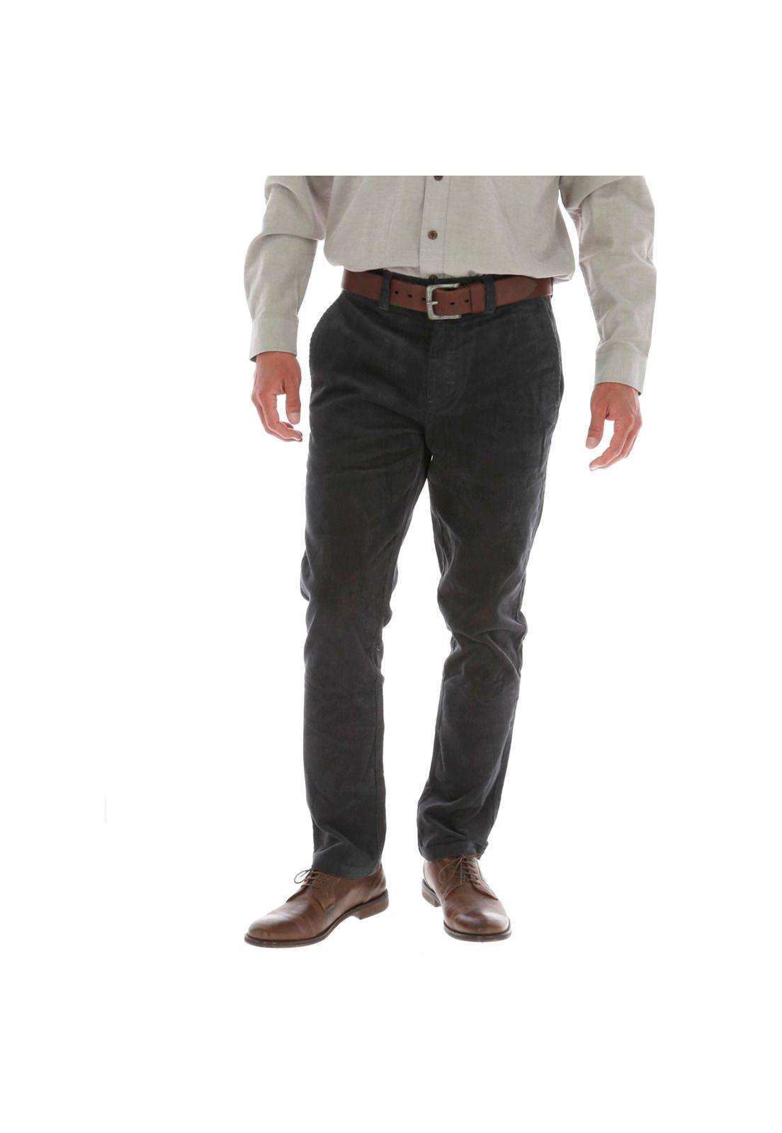 Pantalon Thikcord Rockford Gris-0