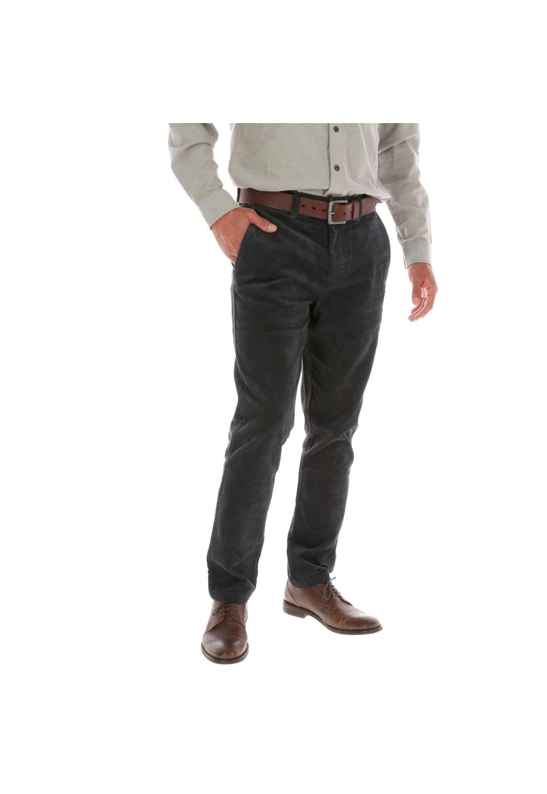 Pantalon Thikcord Rockford Gris-2