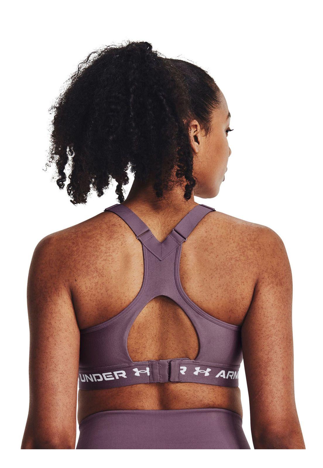 Sostén Armour Crossback high mujer Morado-4