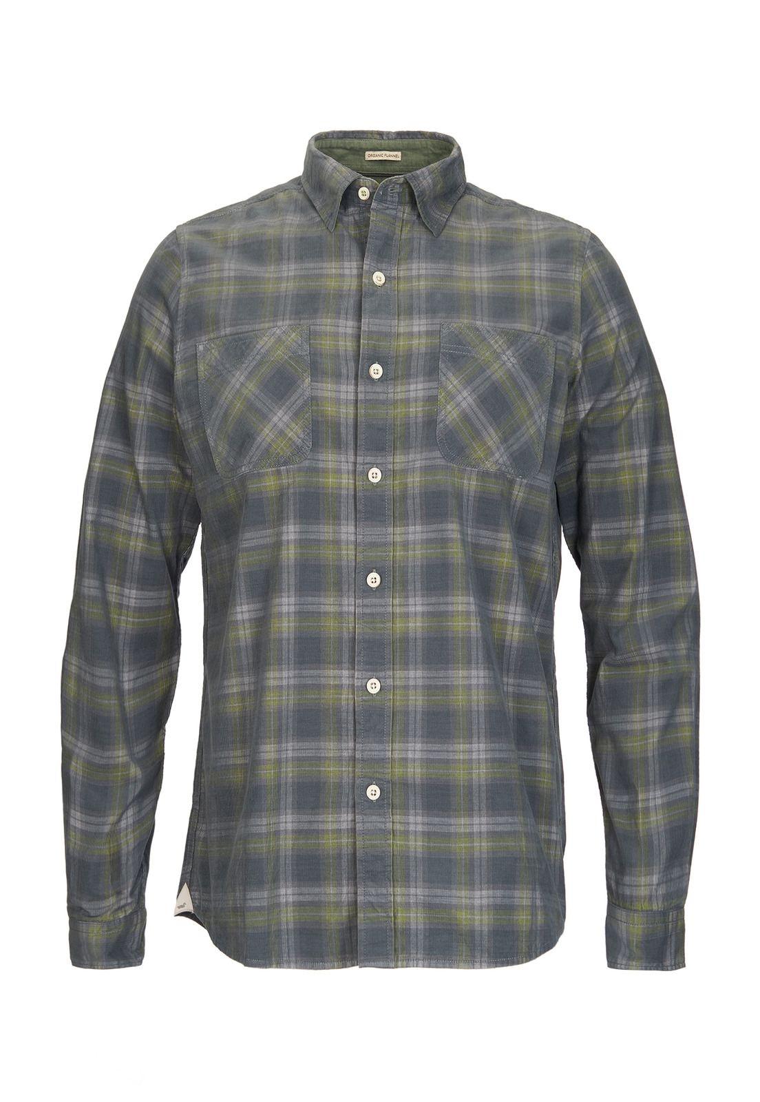 Camisa M/L Hombre Tartancord Azul Oscuro-0