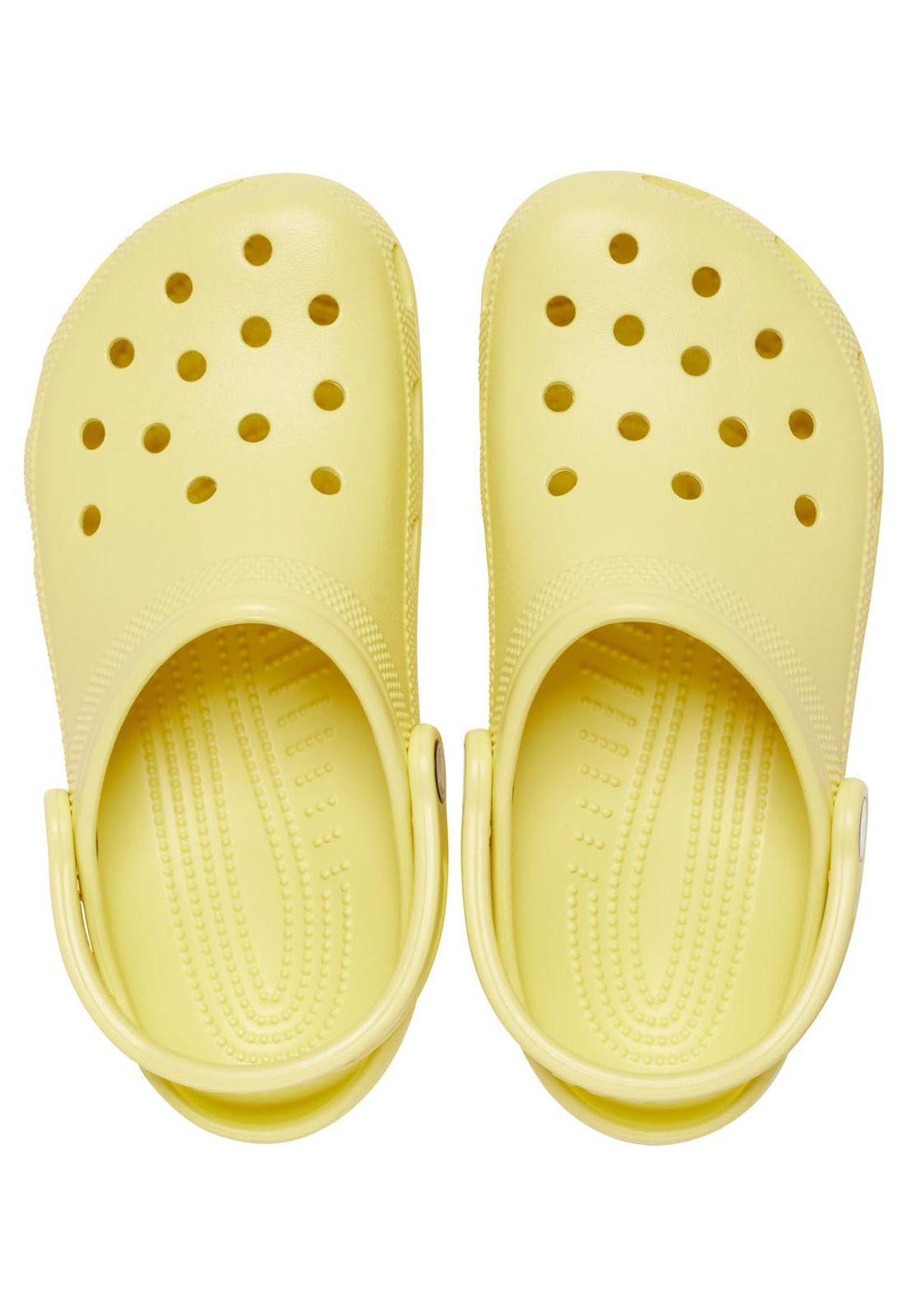 Zueco Crocs Hombre Classic Amarillo-4