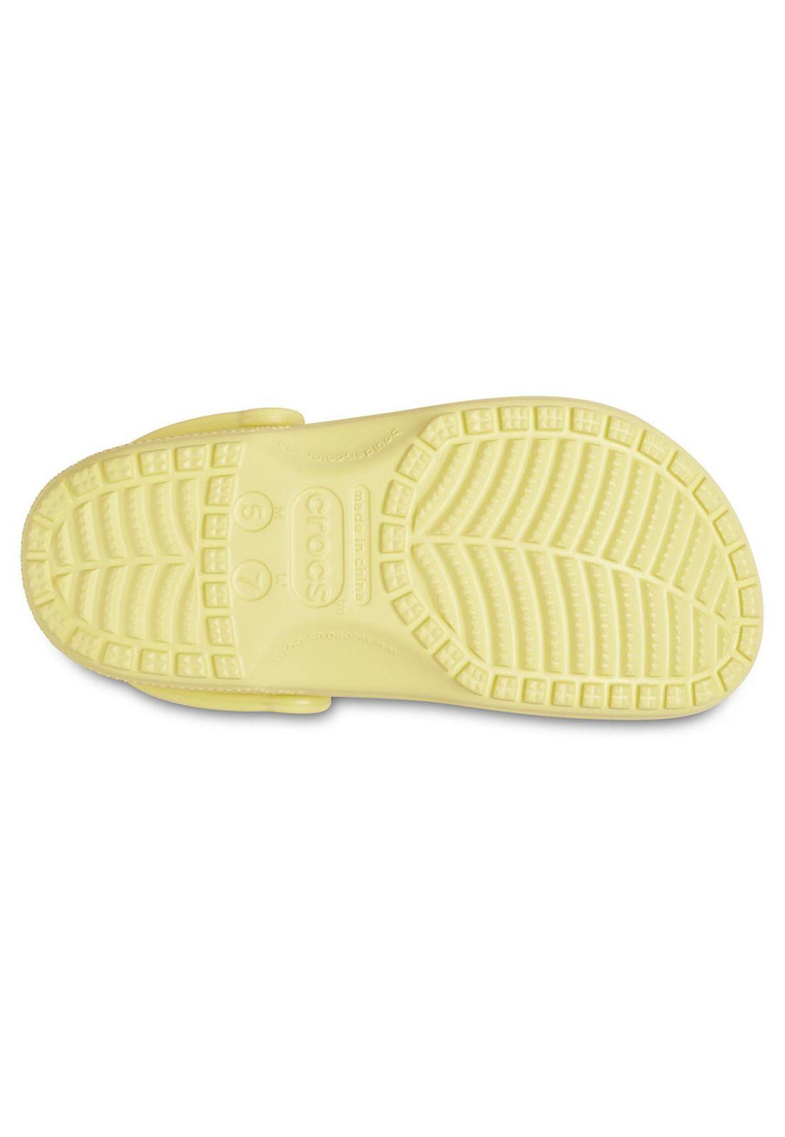 Zueco Crocs Hombre Classic Amarillo-5