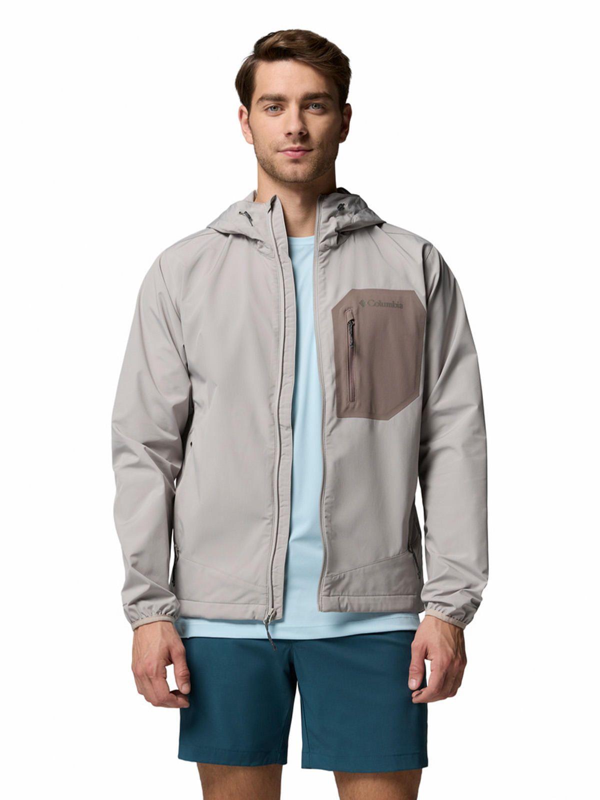 Softshell Hombre Tall Heights III Hoodied Gris-3