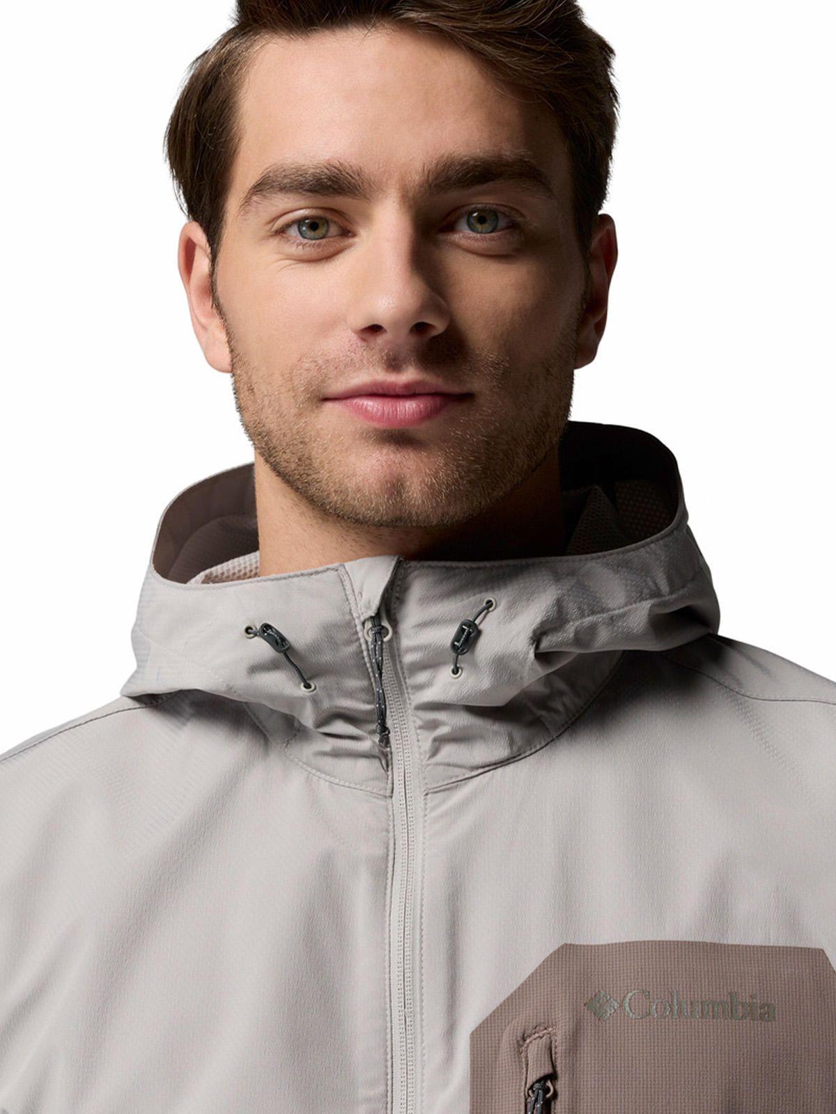 Softshell Hombre Tall Heights III Hoodied Gris-5