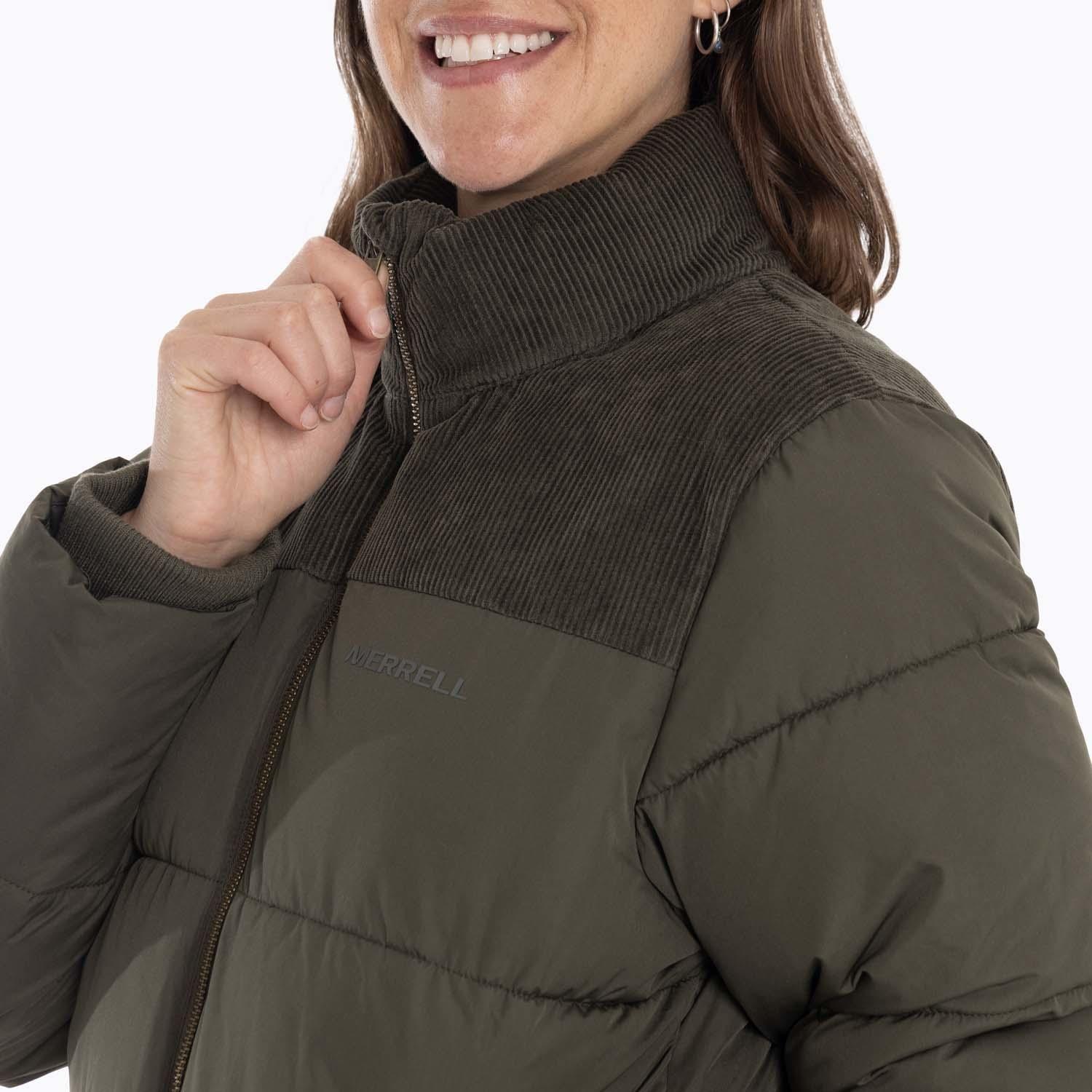 Parka Mujer Nowitna Café oscuro Merrell-4