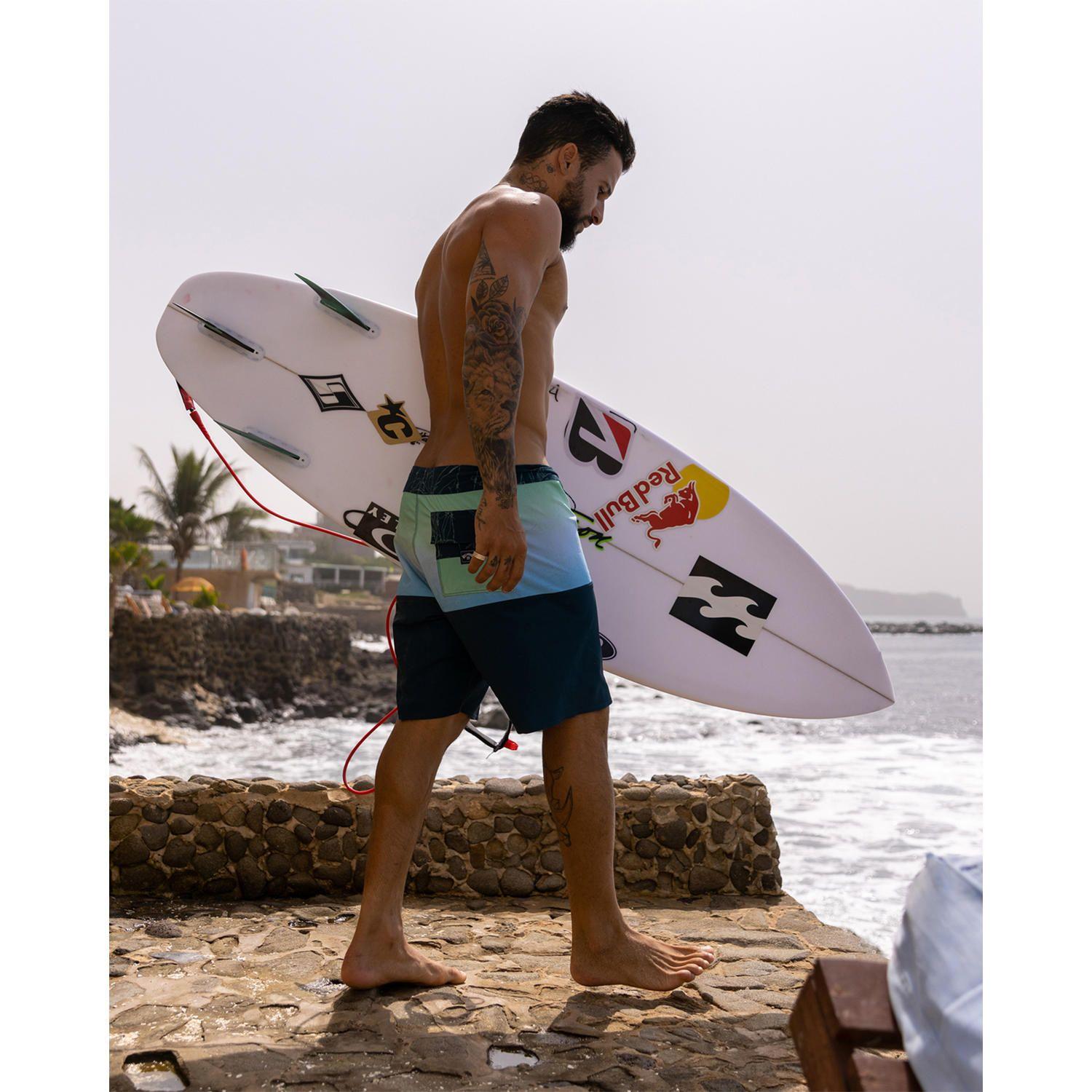 Short Fifty50 Panel Celeste Hombre-0