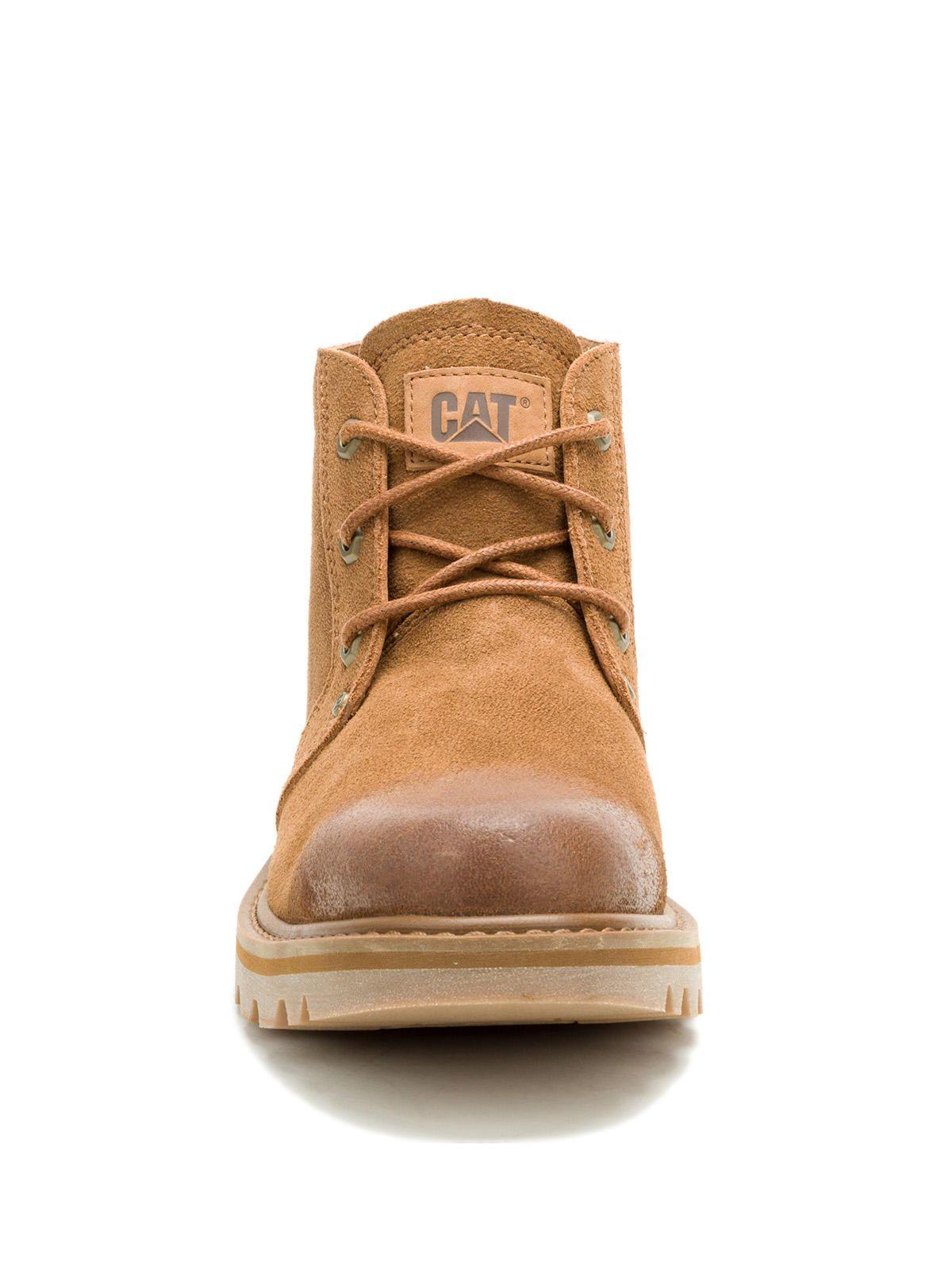 Botín Cuero Hombre Grader Chukka Café-4