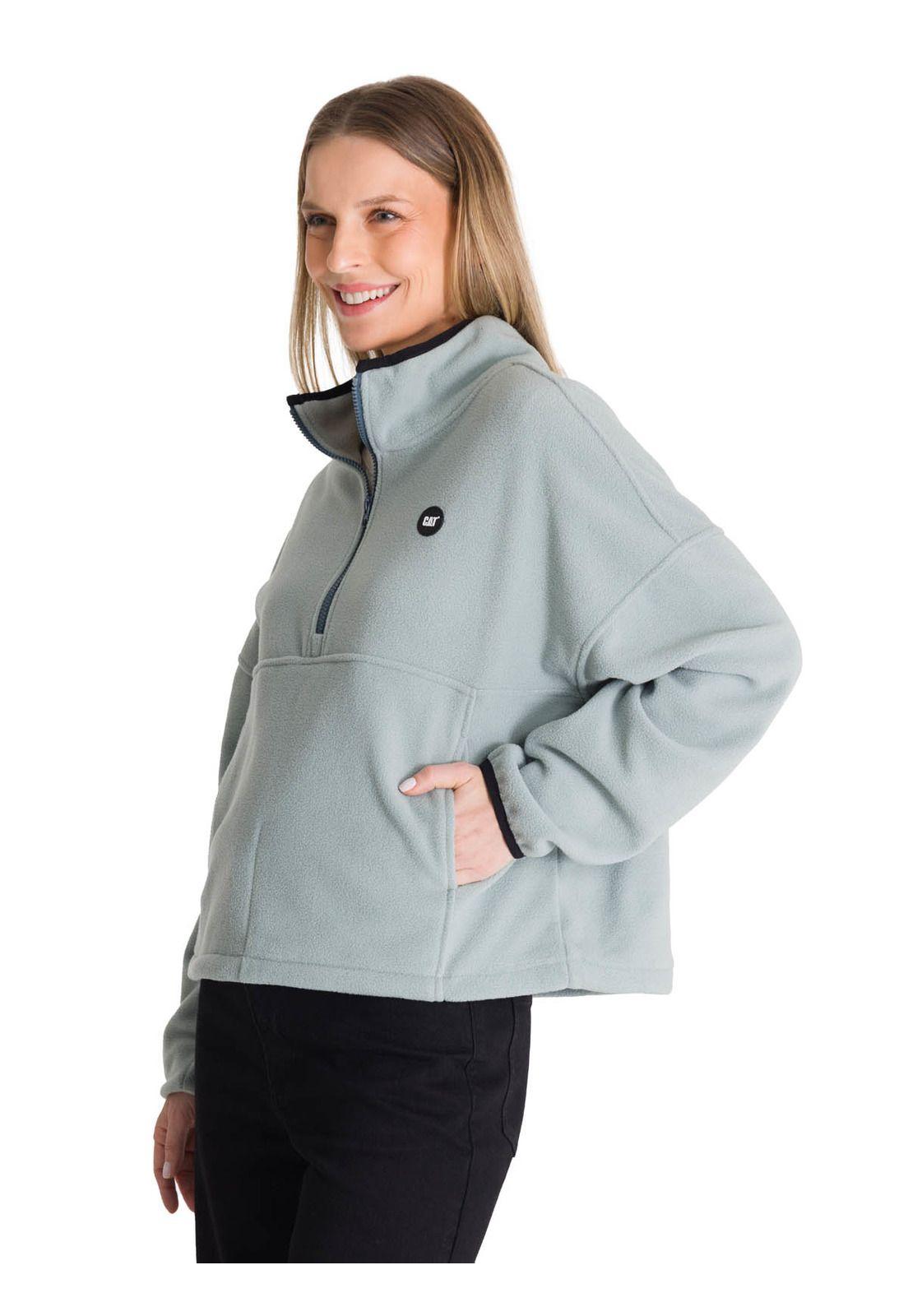 Polar Fleece Mujer Boxy Oversized Celeste-1