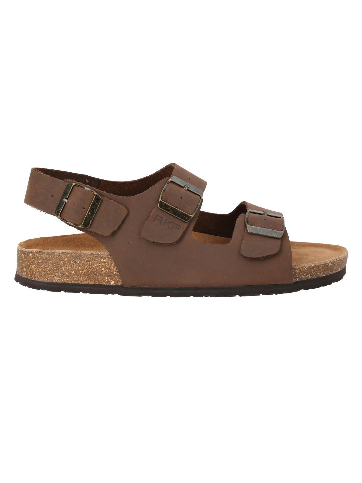 Sandalia Cuero Hombre Commet Café -0