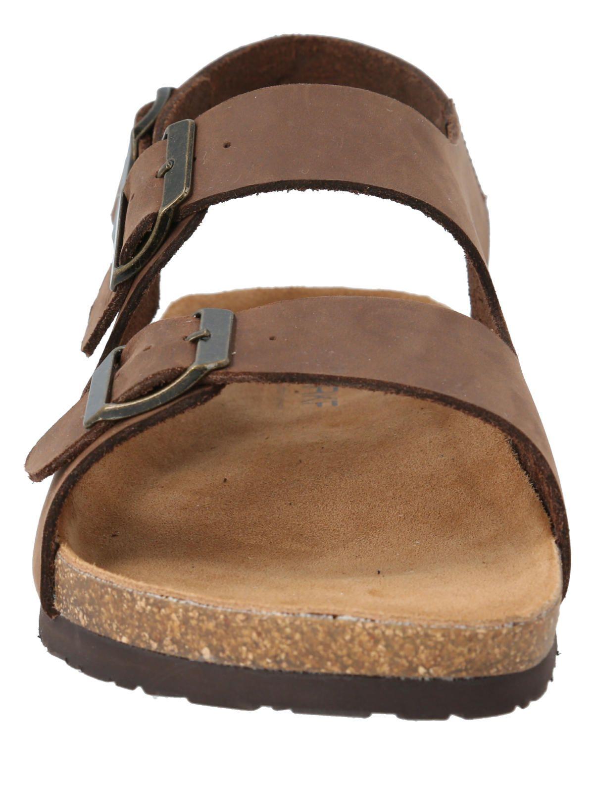 Sandalia Cuero Hombre Commet Café -3