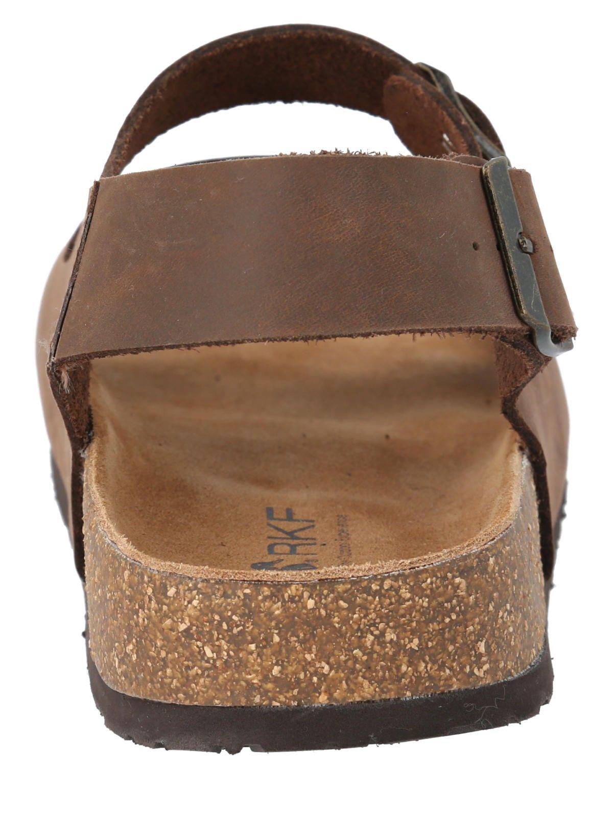 Sandalia Cuero Hombre Commet Café -6