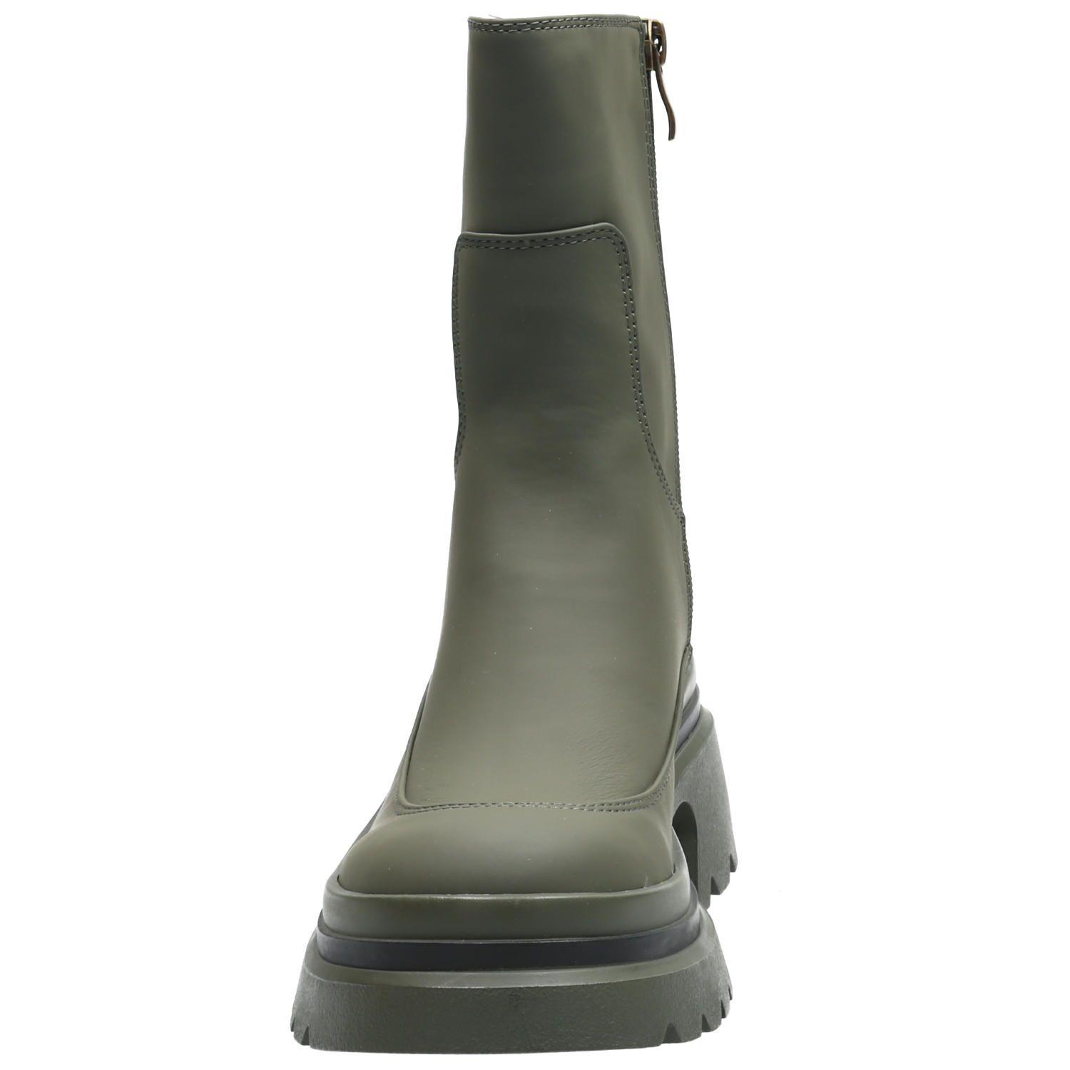 Botín Mujer Delia Verde Oliva-4