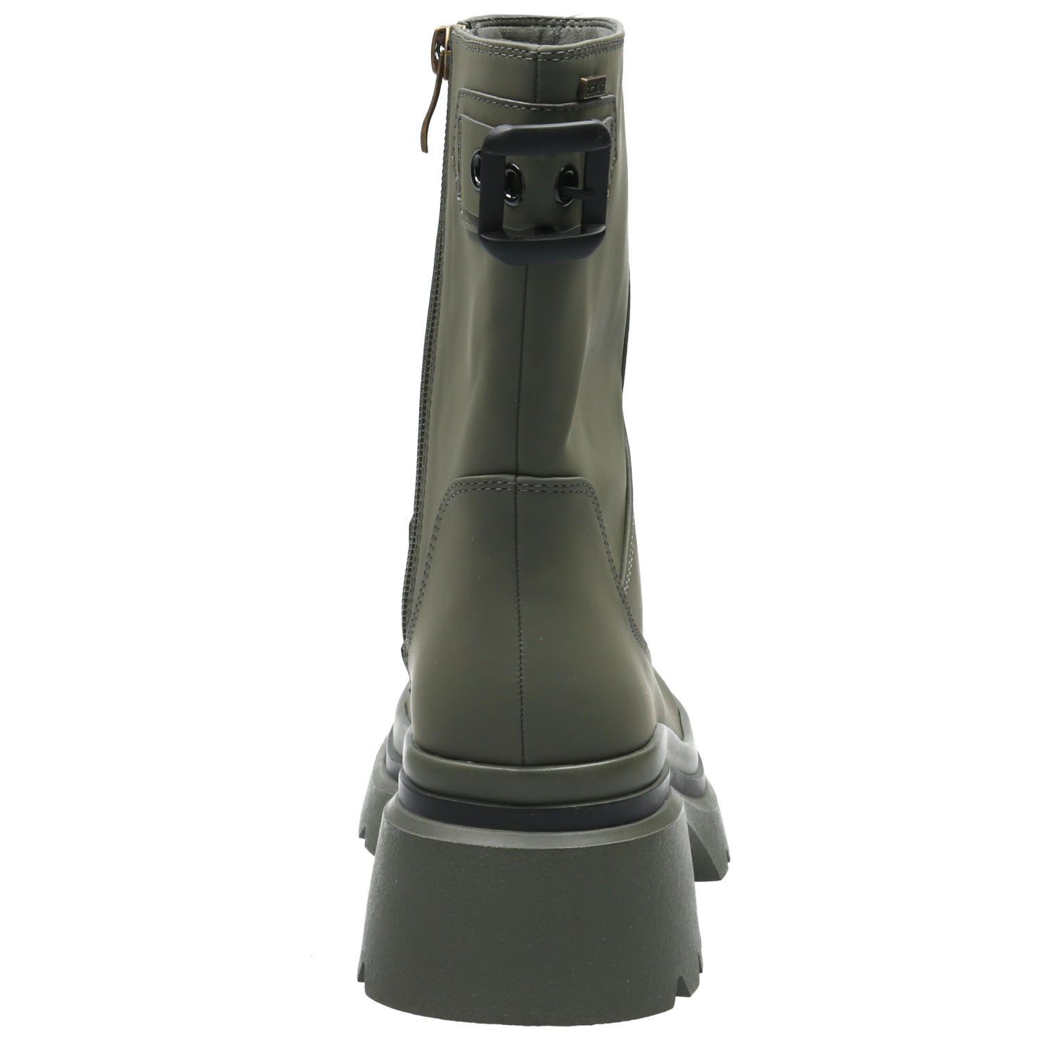 Botín Mujer Delia Verde Oliva-6