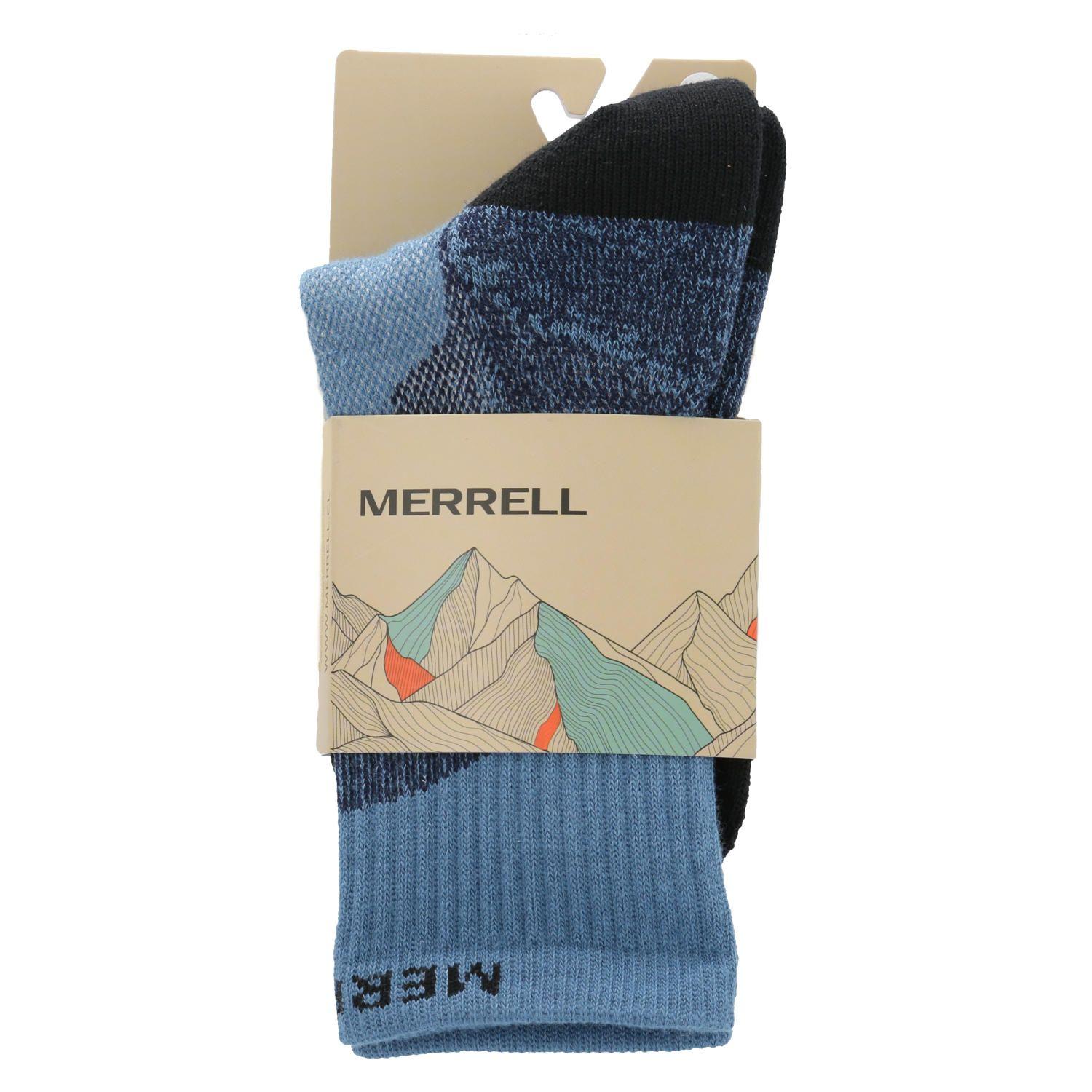 Calcetin Unisex Floyd Technical Crew Azul Merrell-1