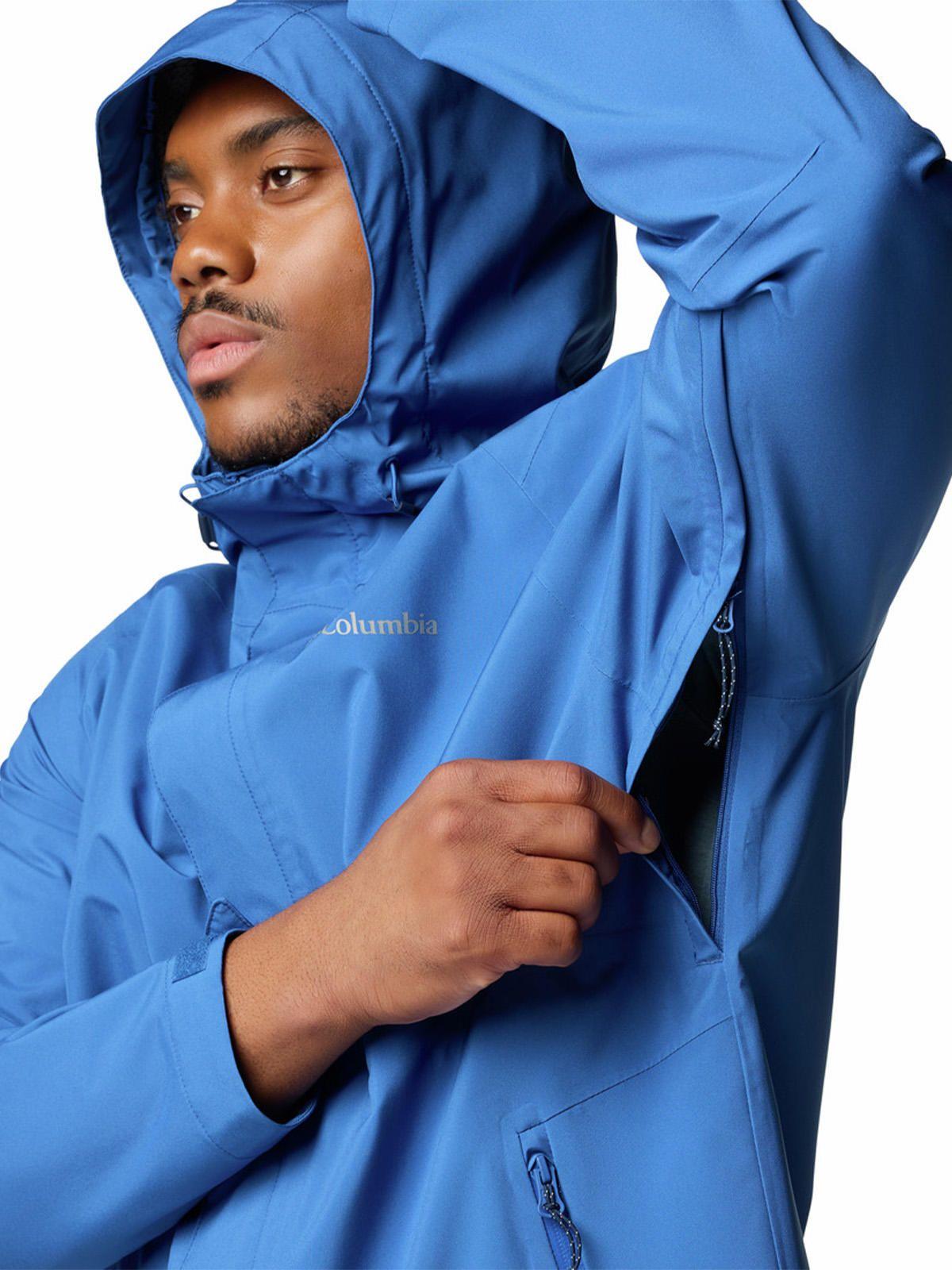 Cortaviento imperm Hombre Earth Explor Ii Azul-4