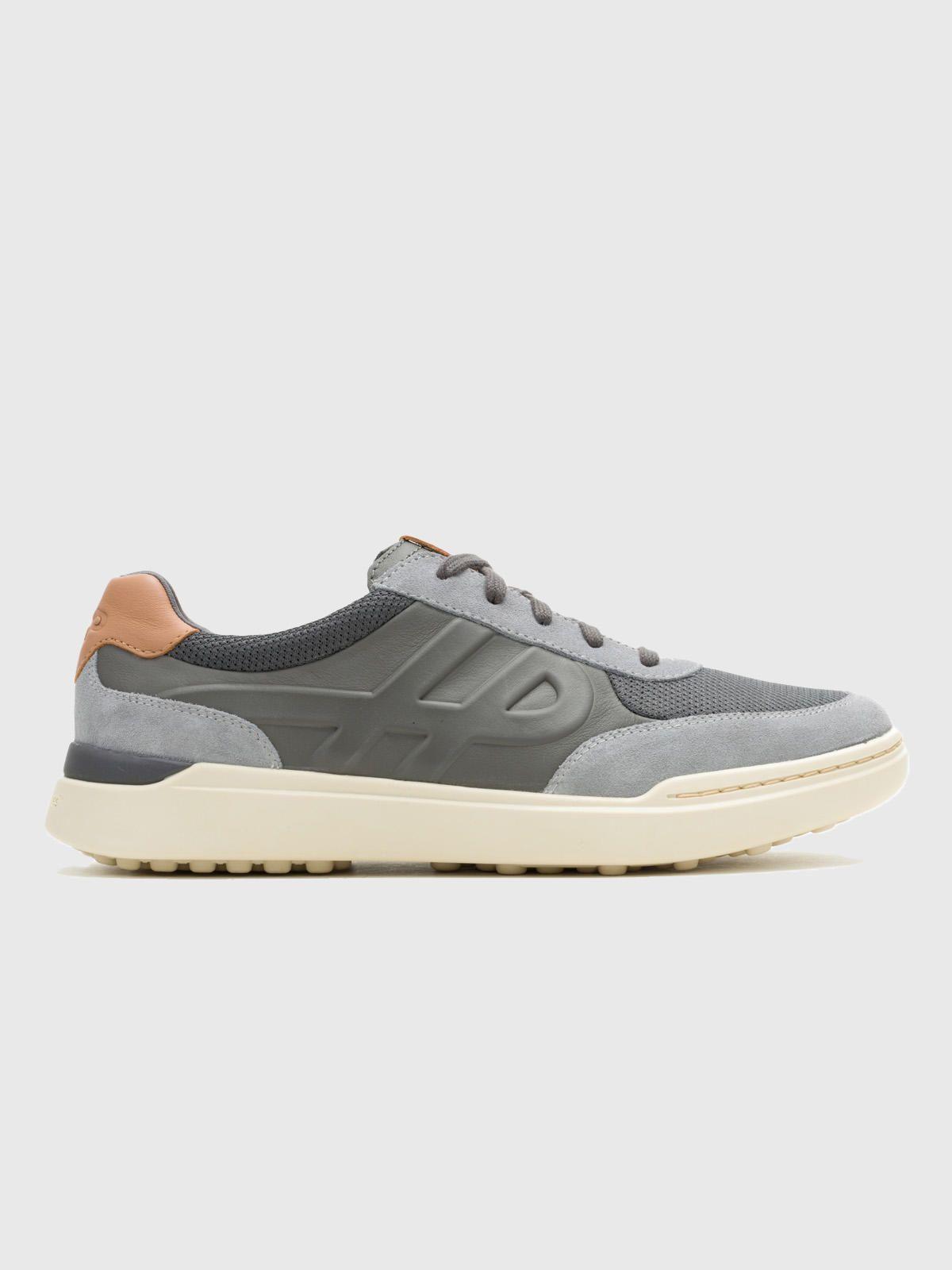 Zapatilla Cuero Hombre Wes HP Gris-1