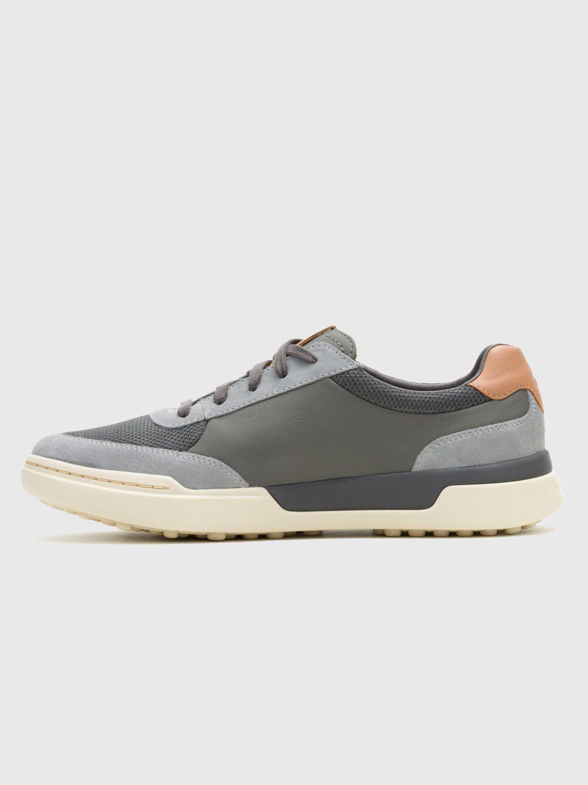 Zapatilla Cuero Hombre Wes HP Gris-4