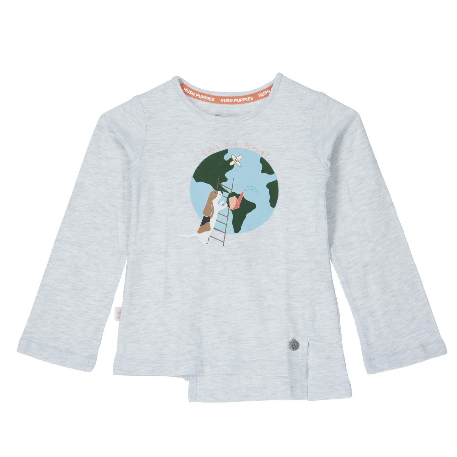 Polera Niña Planet Crema-0