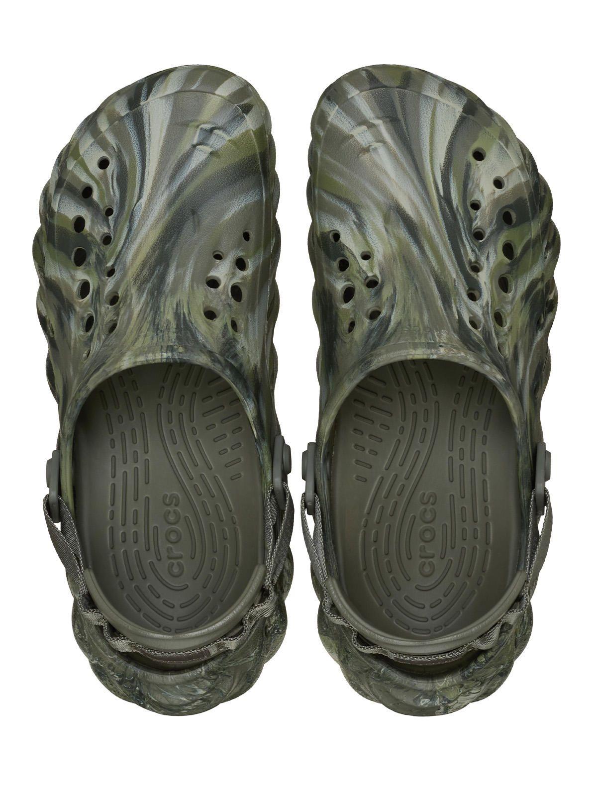 Zueco Unisex Echo Marbled Clog Verde-3