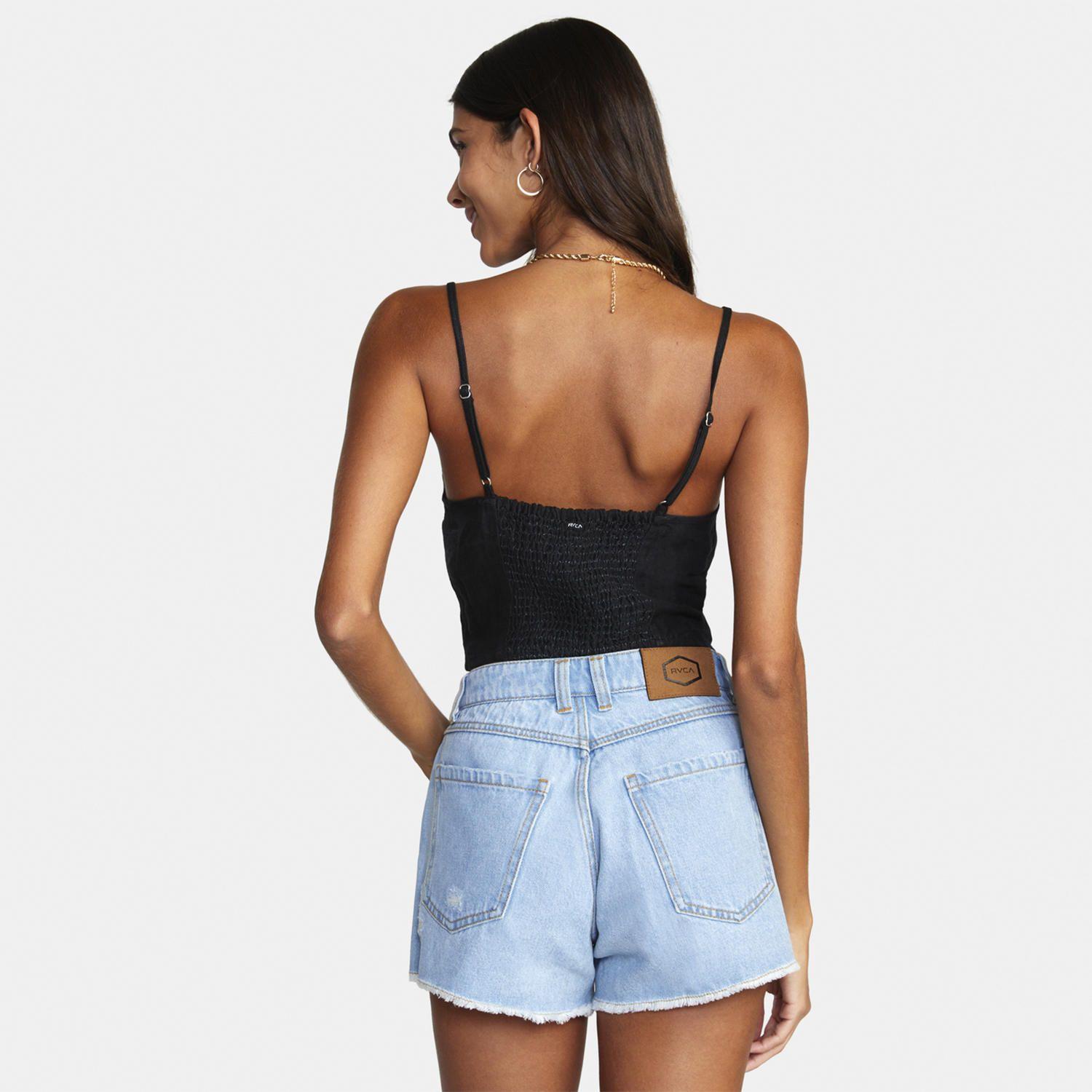 Short Mujer Amor J Dnst Azul-1