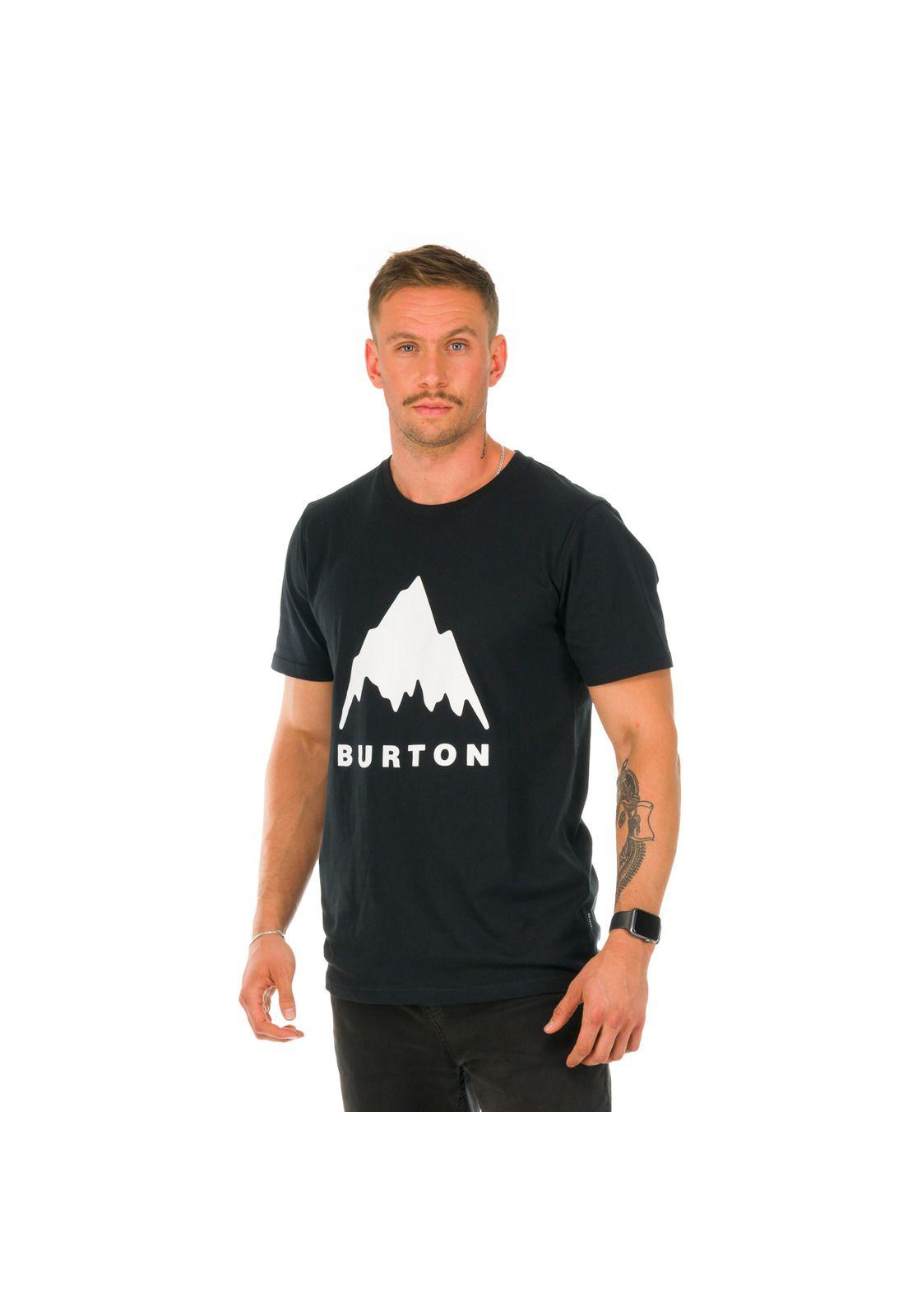 Polera M/C Hombre Mountain II Negro -1