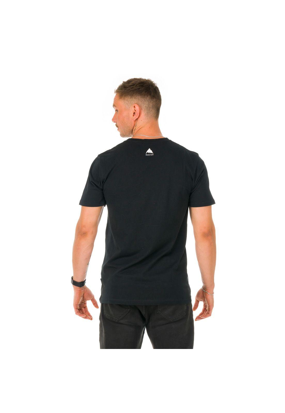 Polera M/C Hombre Mountain II Negro -2