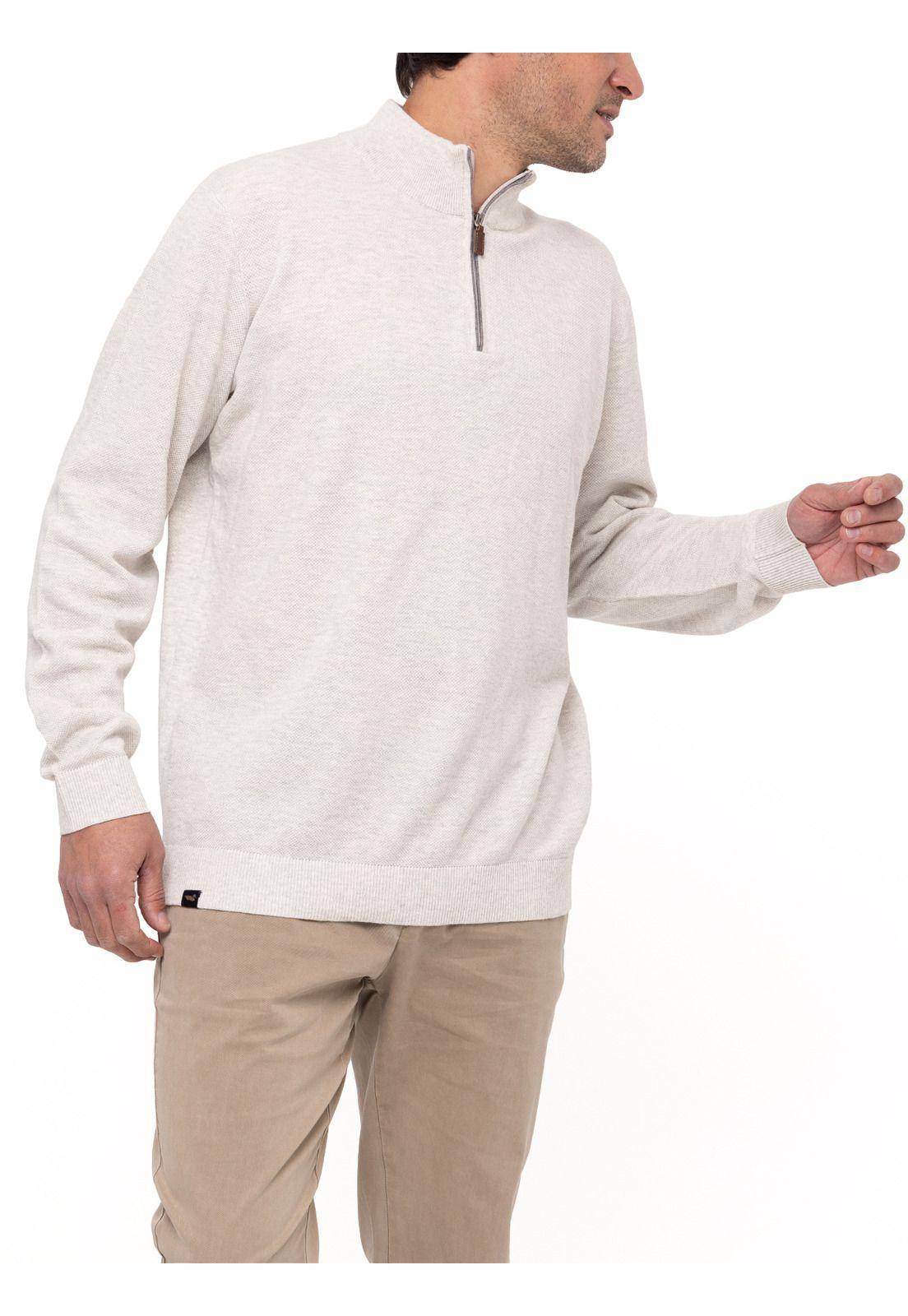 Sweater Algodón Orgánico Bilbao Arena Hombre-4