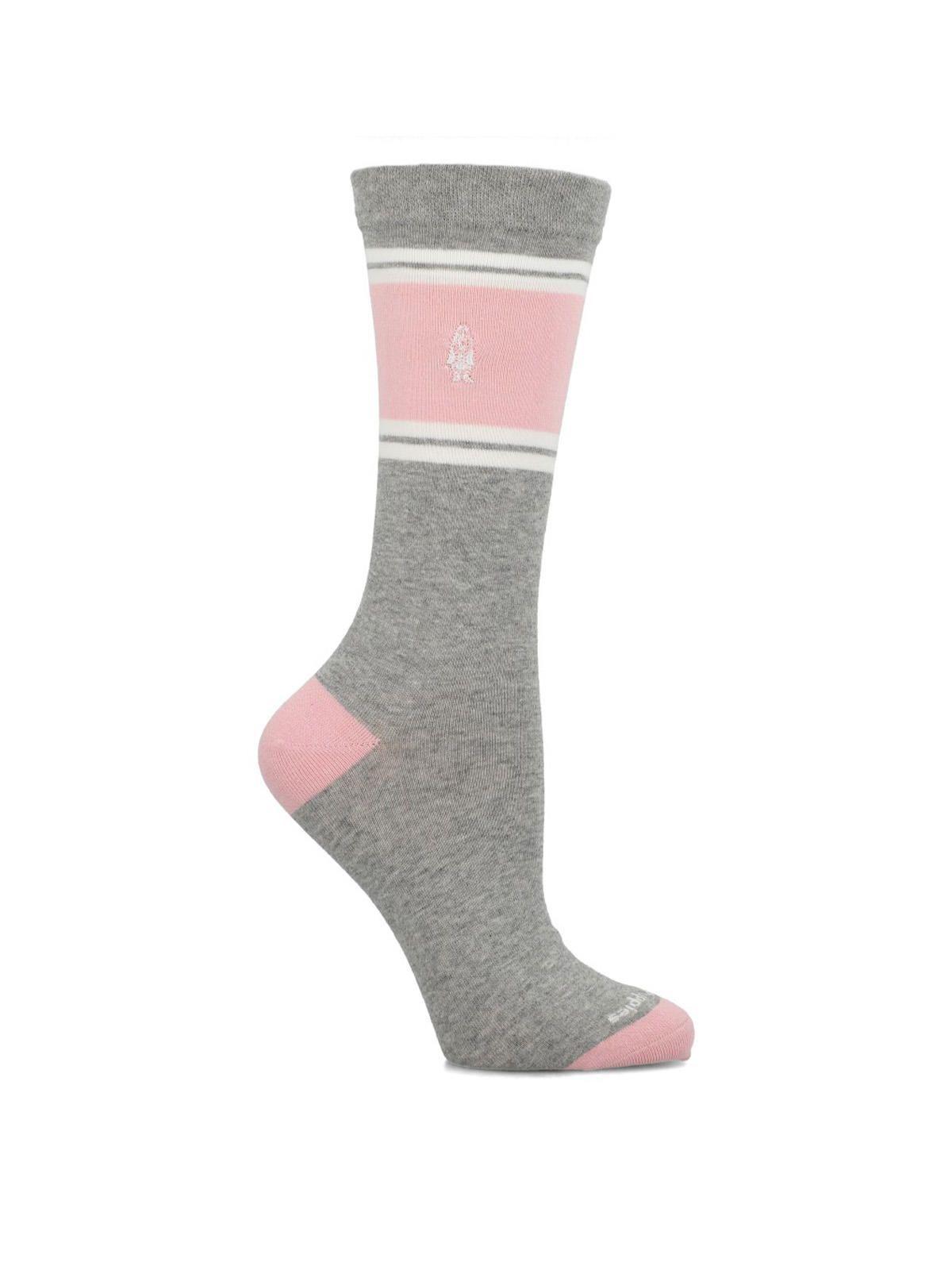 Calcetín Algodón Mujer C Cuff Dogline Gris-0