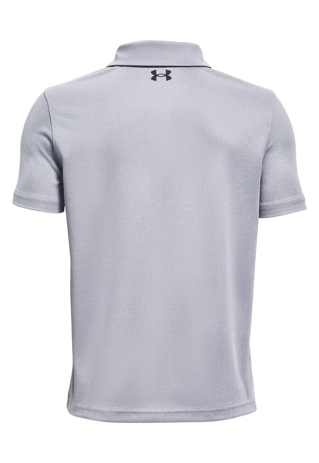 Polo UA Performance para niño Gris-1