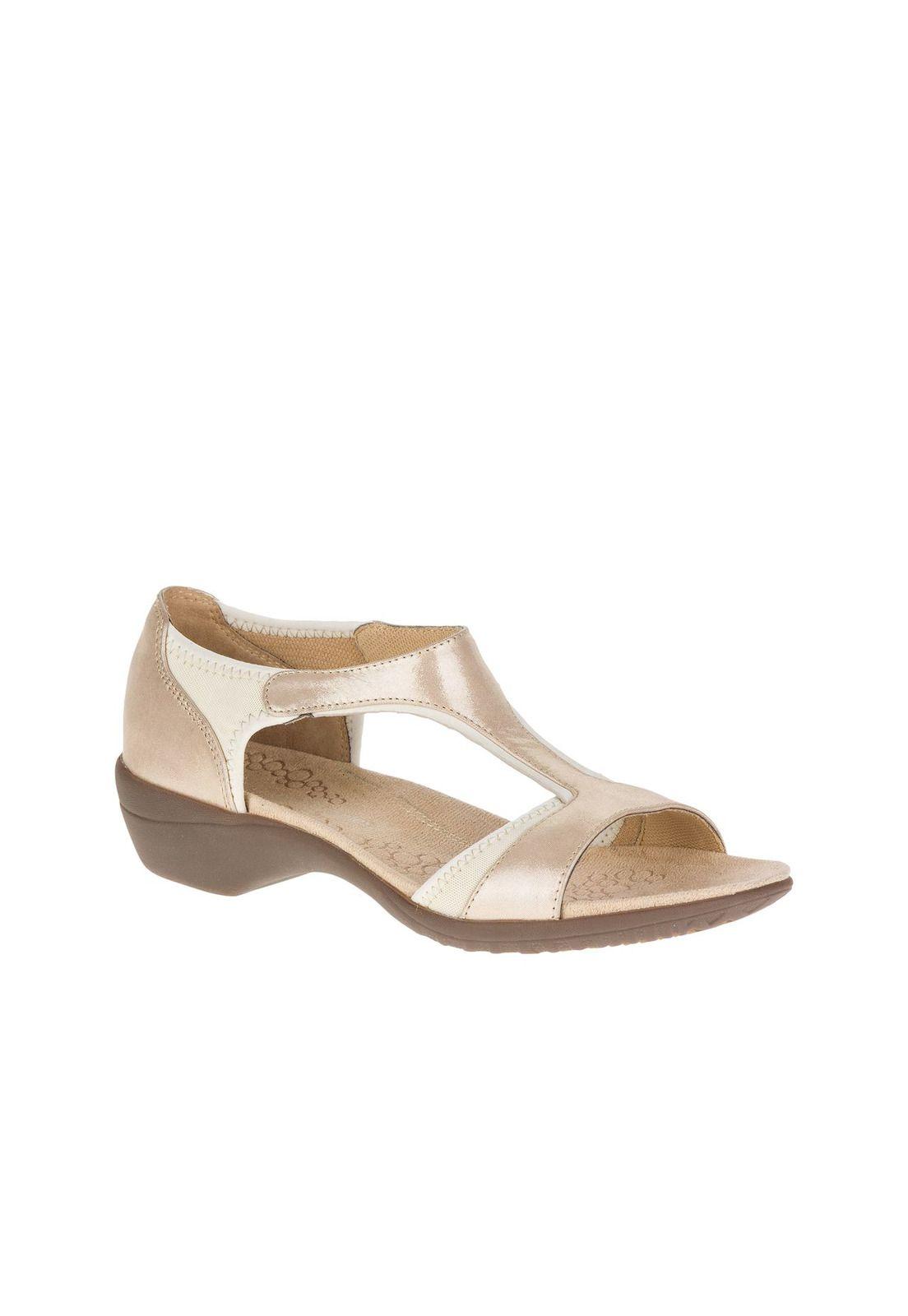 Sandalia Cuero Meditate Dorado-0