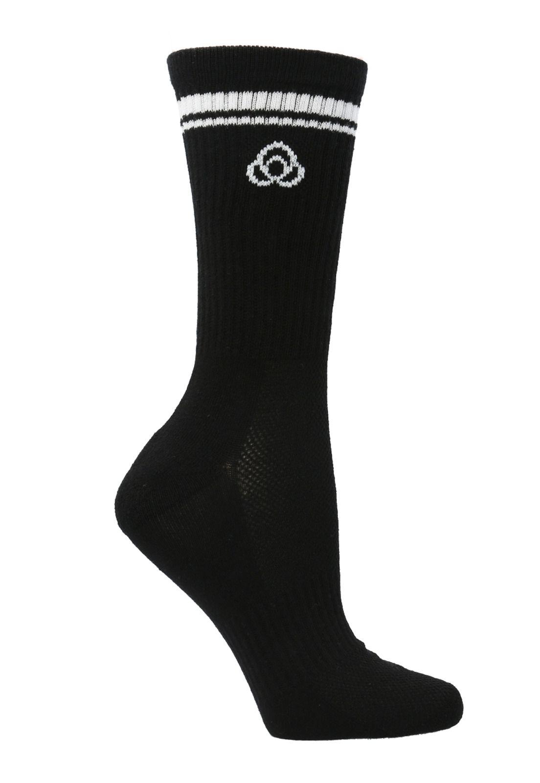 Pack 3 Calcetines Mujer Crew Cut Pro Negro-0