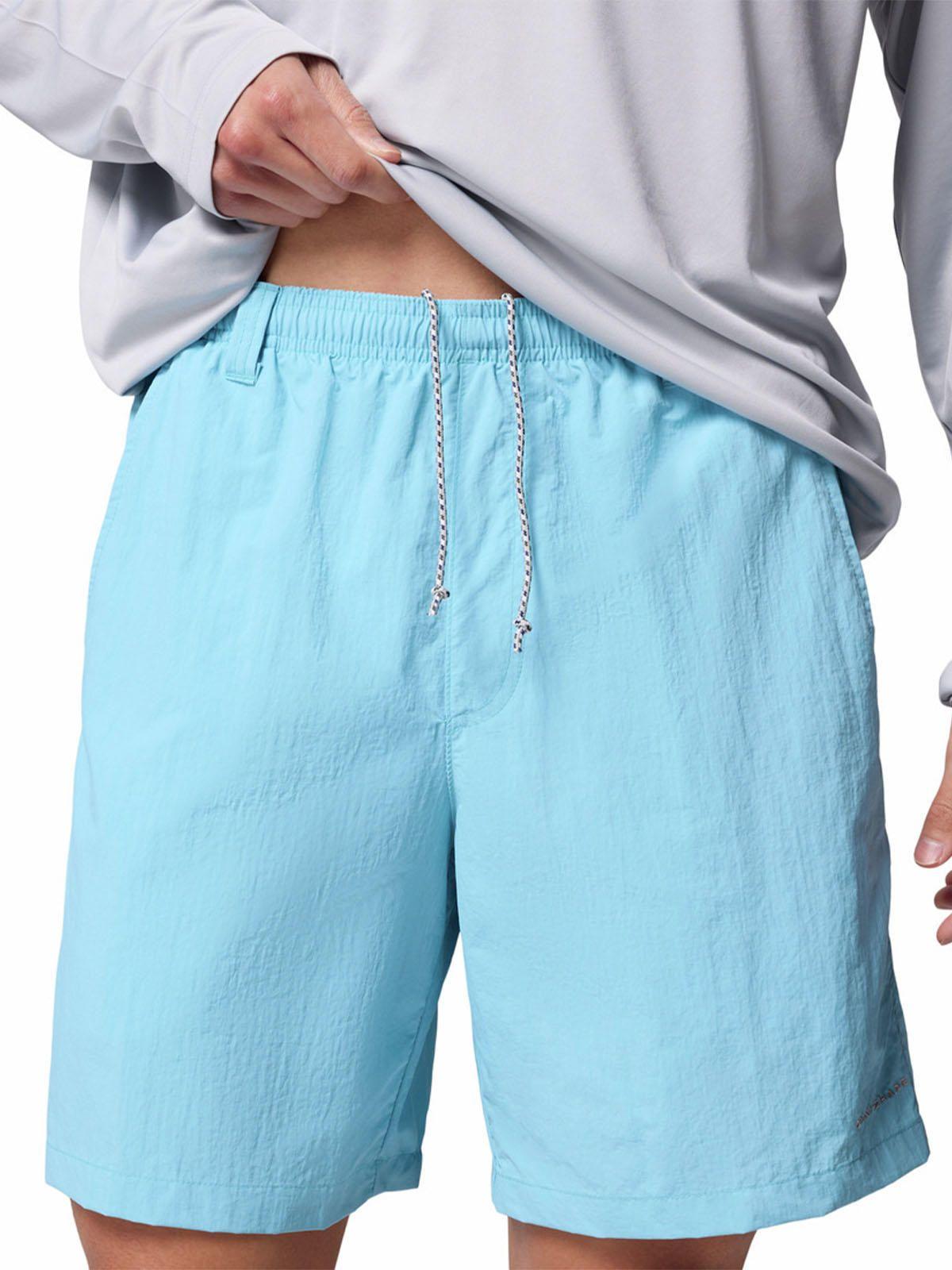 Short Hombre Impermeable Backcast Azul-3