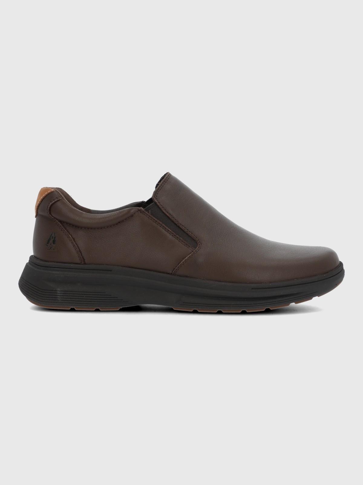 Slip On Cuero Hunt II Café Hombre-1
