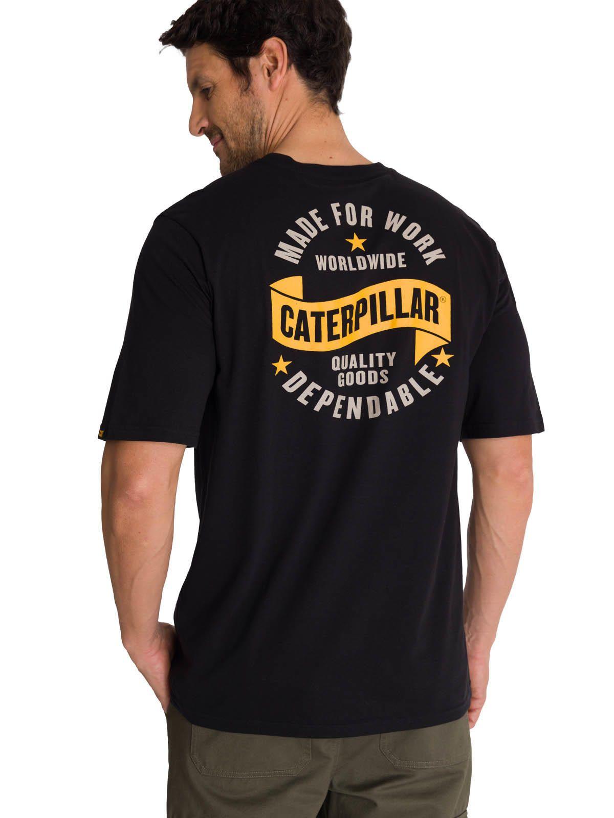 Polera Manga Corta Hombre Diseño MFW Negro-3