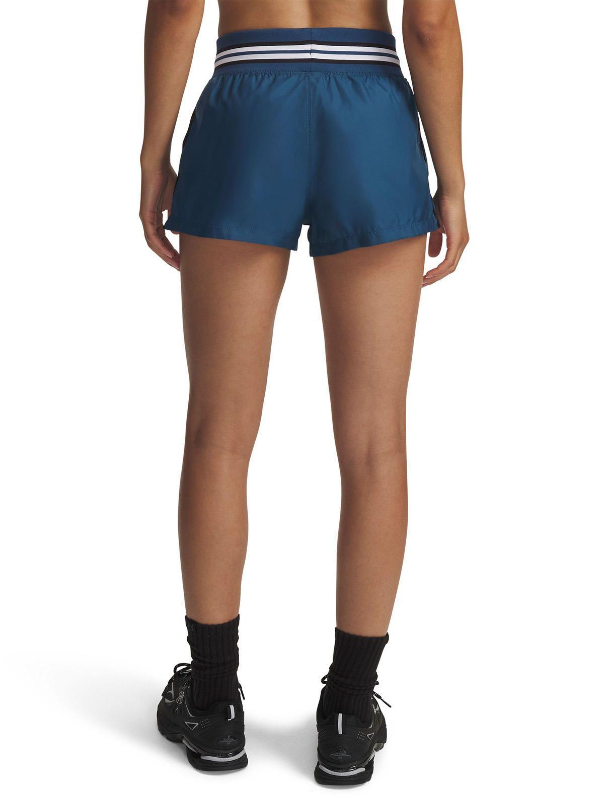 Short Mujer Icon Woven Heritage Azul-1