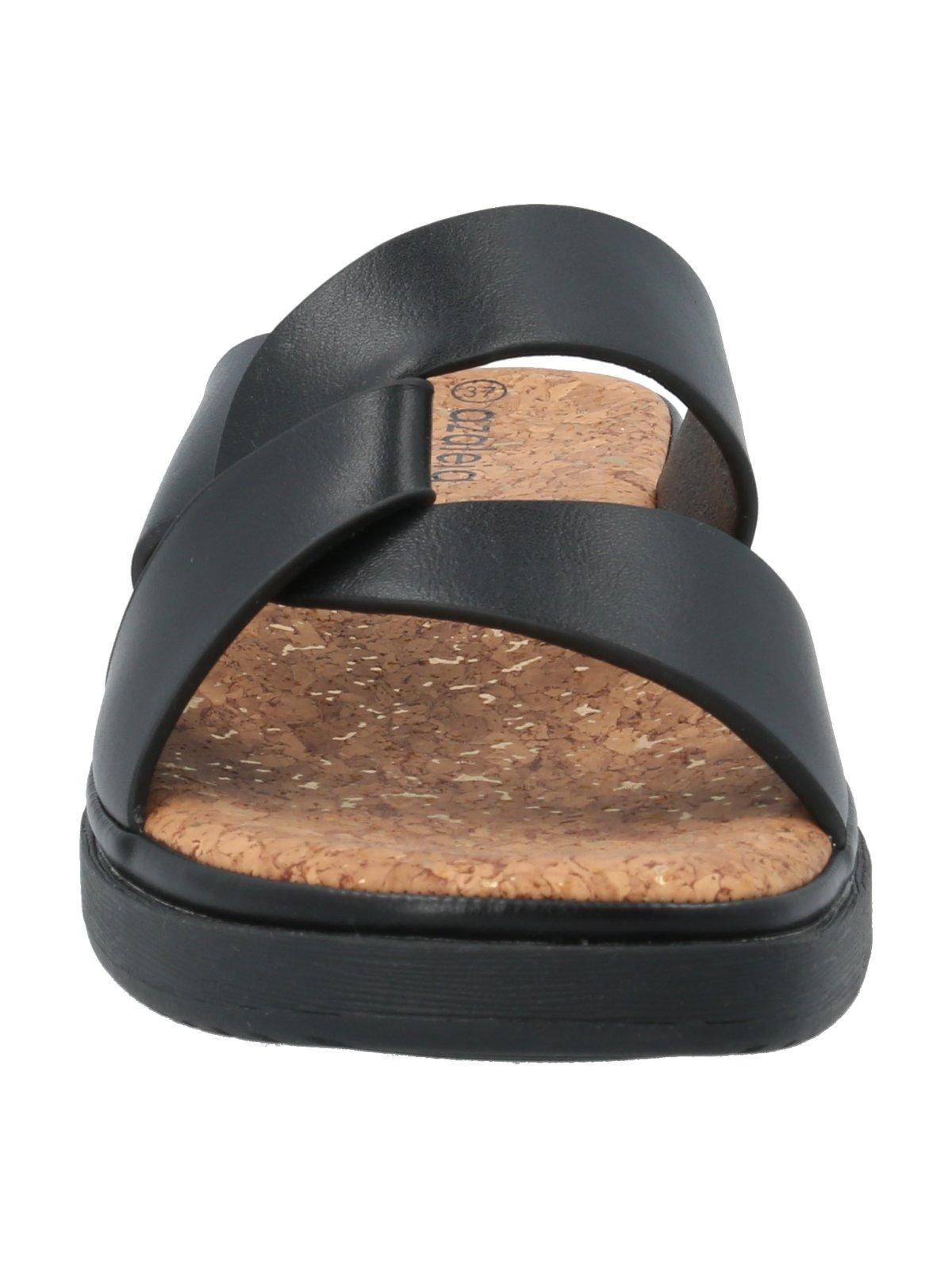 Sandalia Mujer Orquidea Negro-3