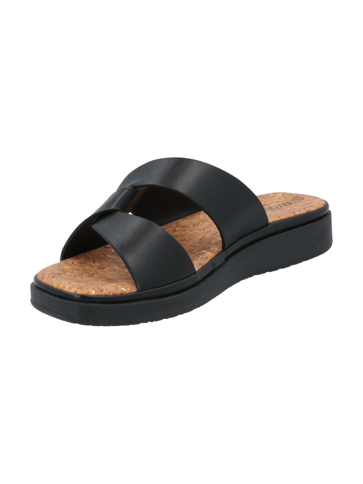 Sandalia Mujer Orquidea Negro-4