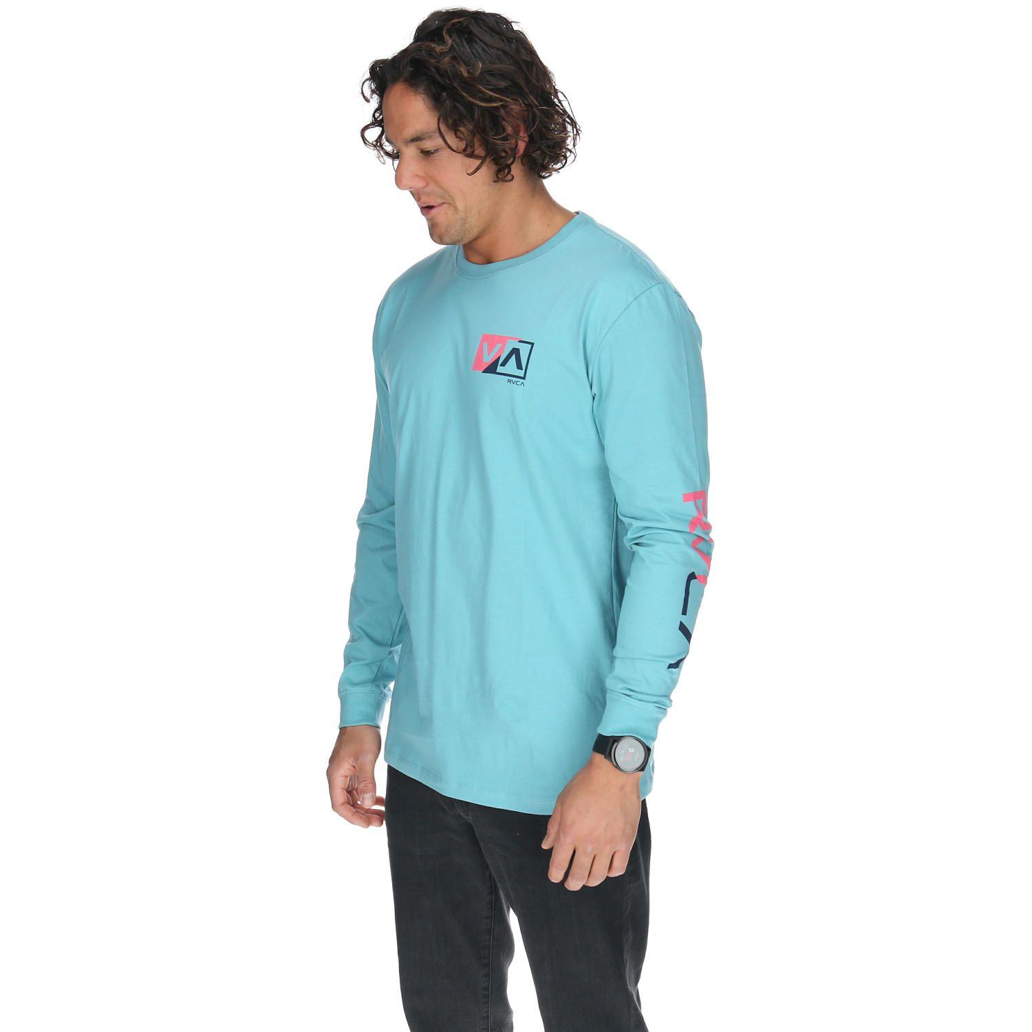 Polera M/C Hombre Shifted Ls Azul-1