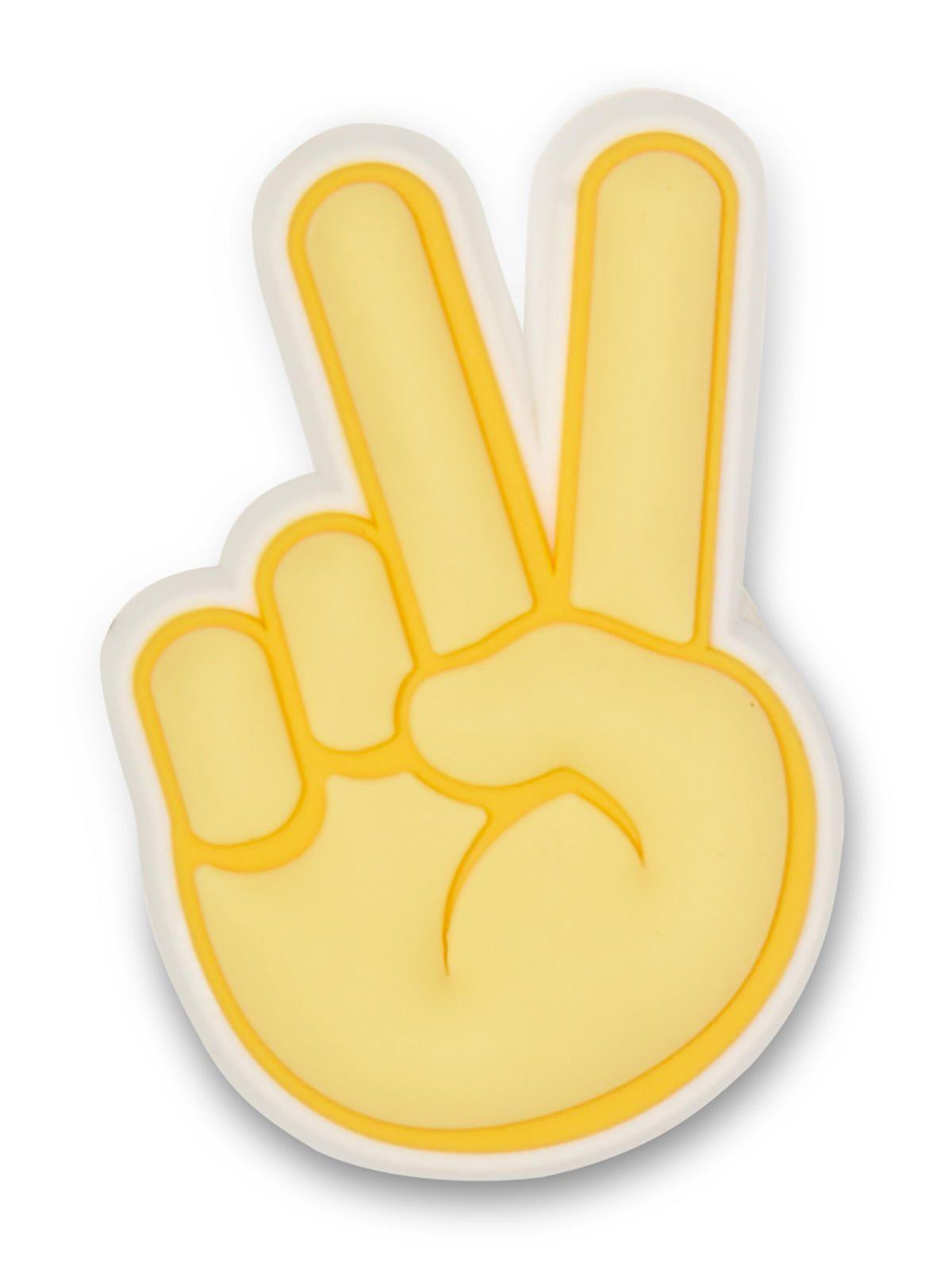 Jibbitz Crocs Signo De Paz Amarillo-0