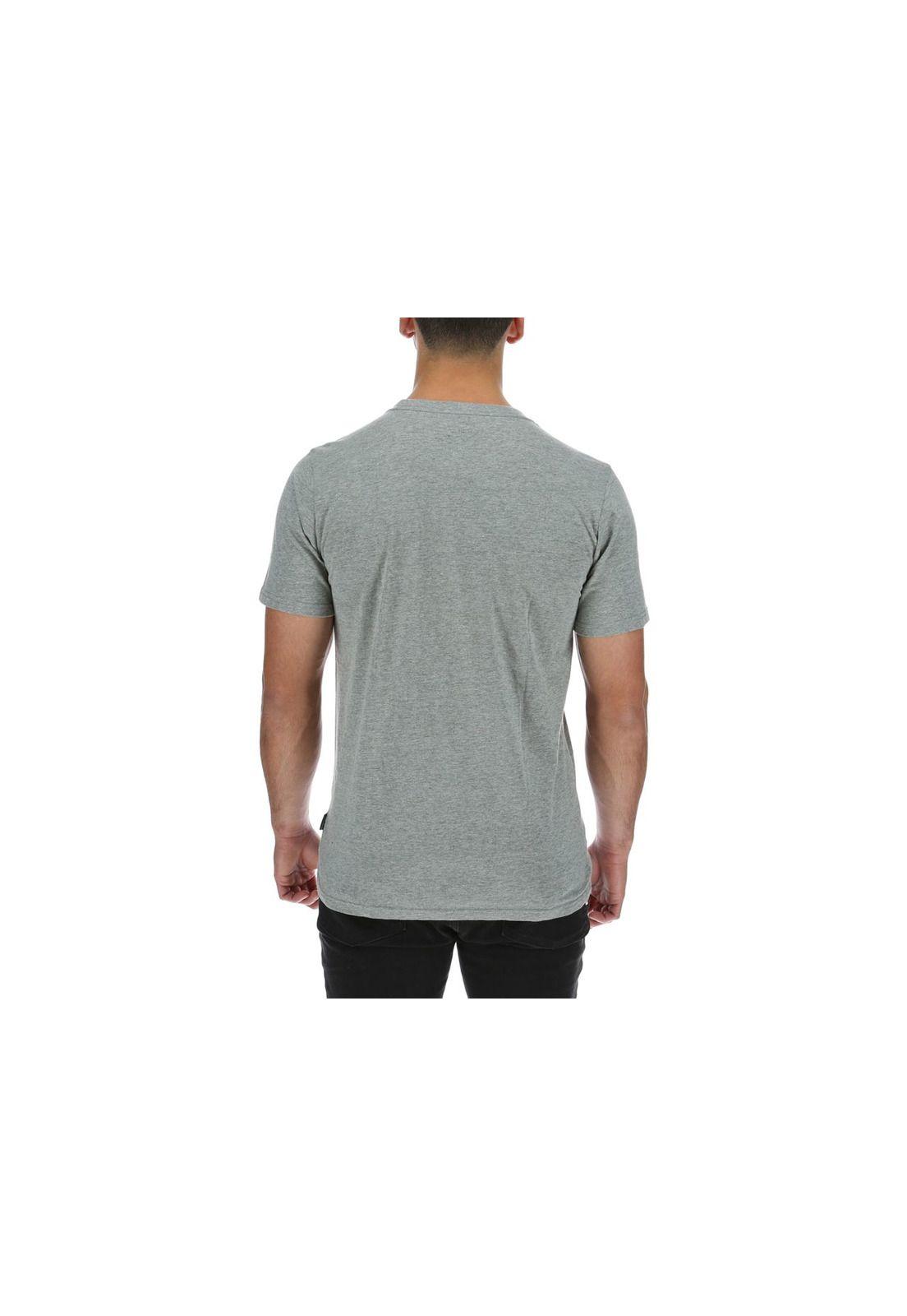 Polera M/C  Hombre Brushline Gris-2