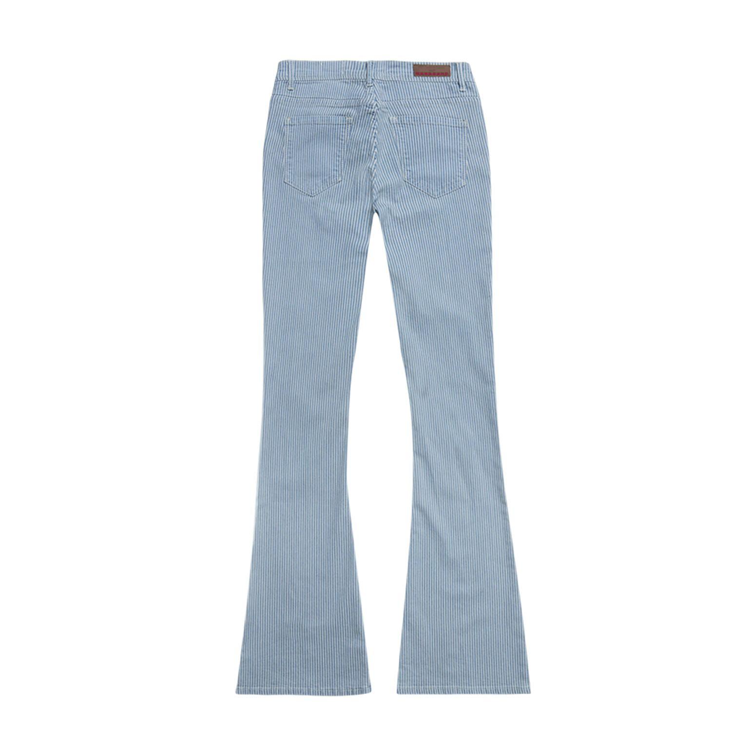 Pantalon Algodón Stripes Celeste Mujer Rockford-1