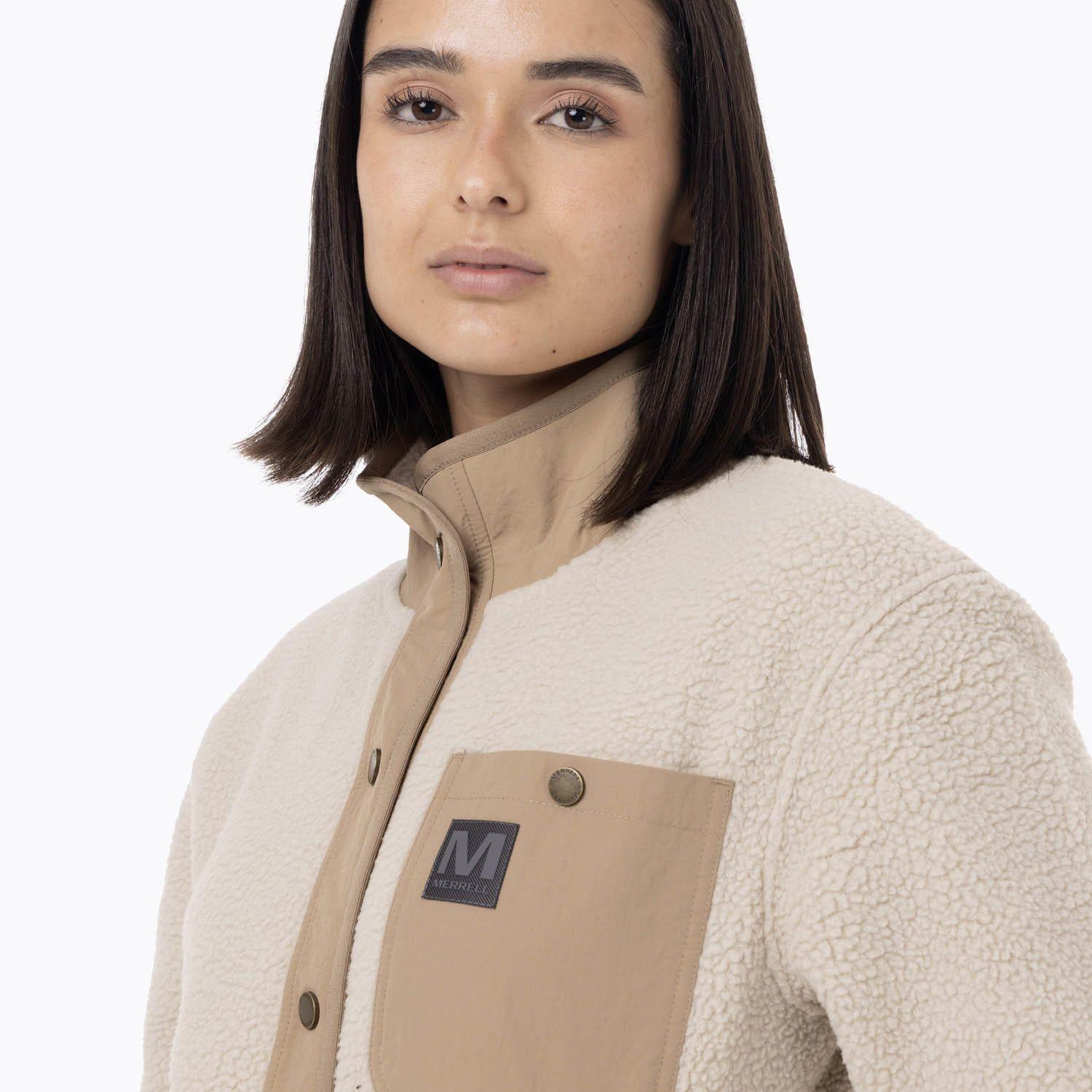 Polar Mujer Sherpa Beige-4