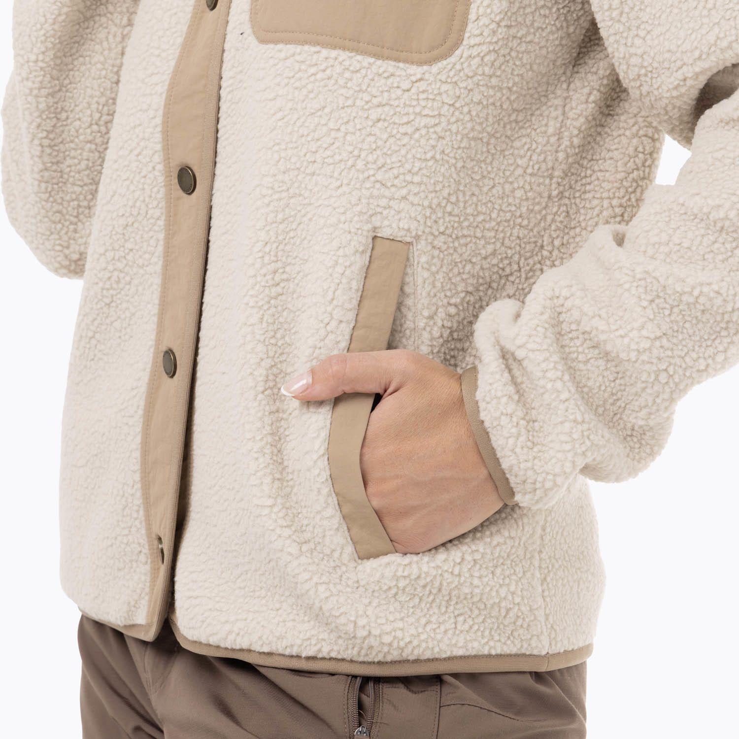 Polar Mujer Sherpa Beige-5