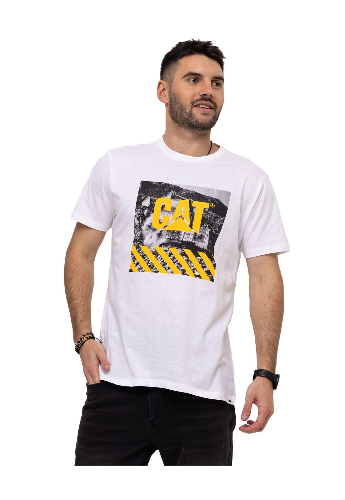 Polera M/C Workwear Heritage 5 Blanco Unisex-0