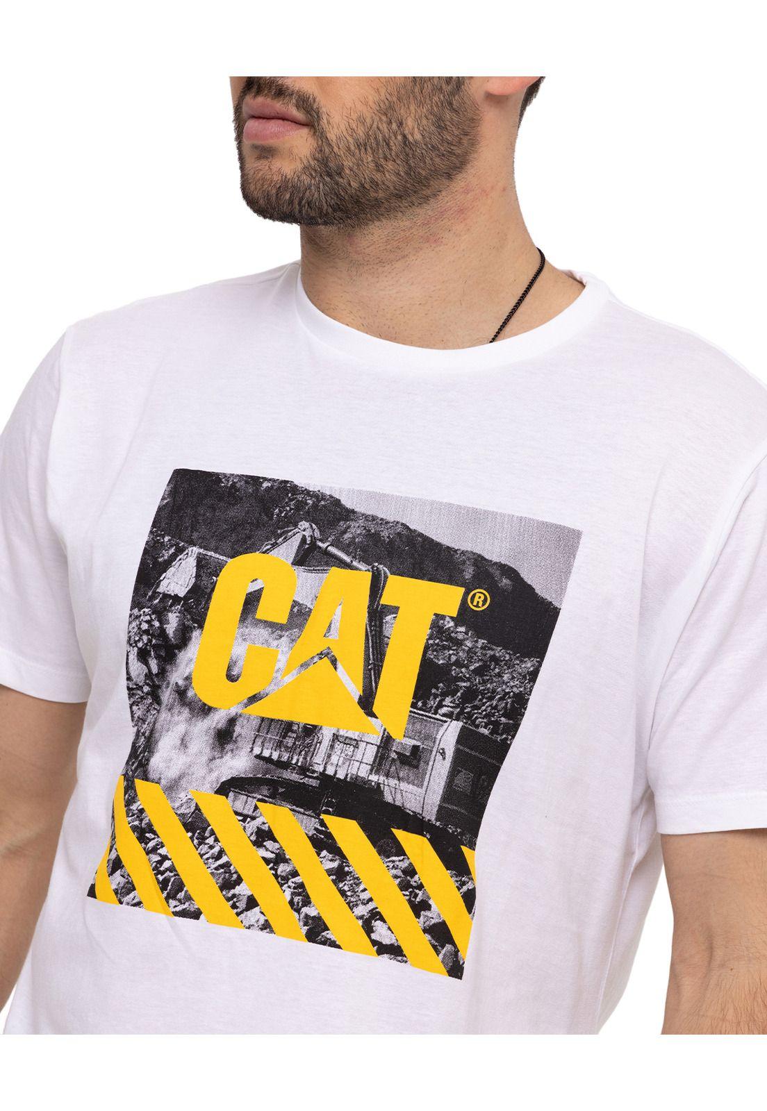 Polera M/C Workwear Heritage 5 Blanco Unisex-3