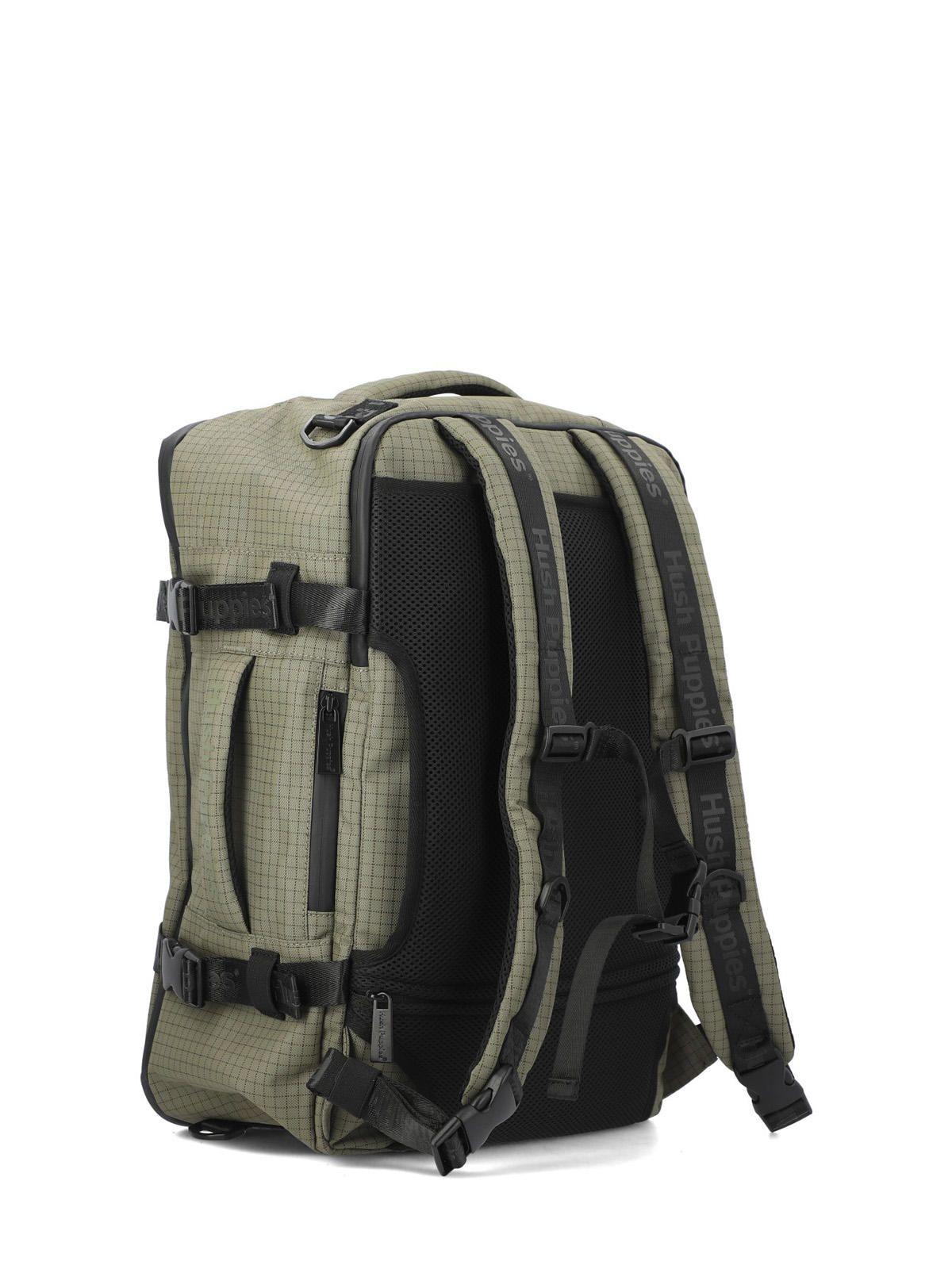 Mochila Nylon Unisex Wr Hudson Back Verde-5